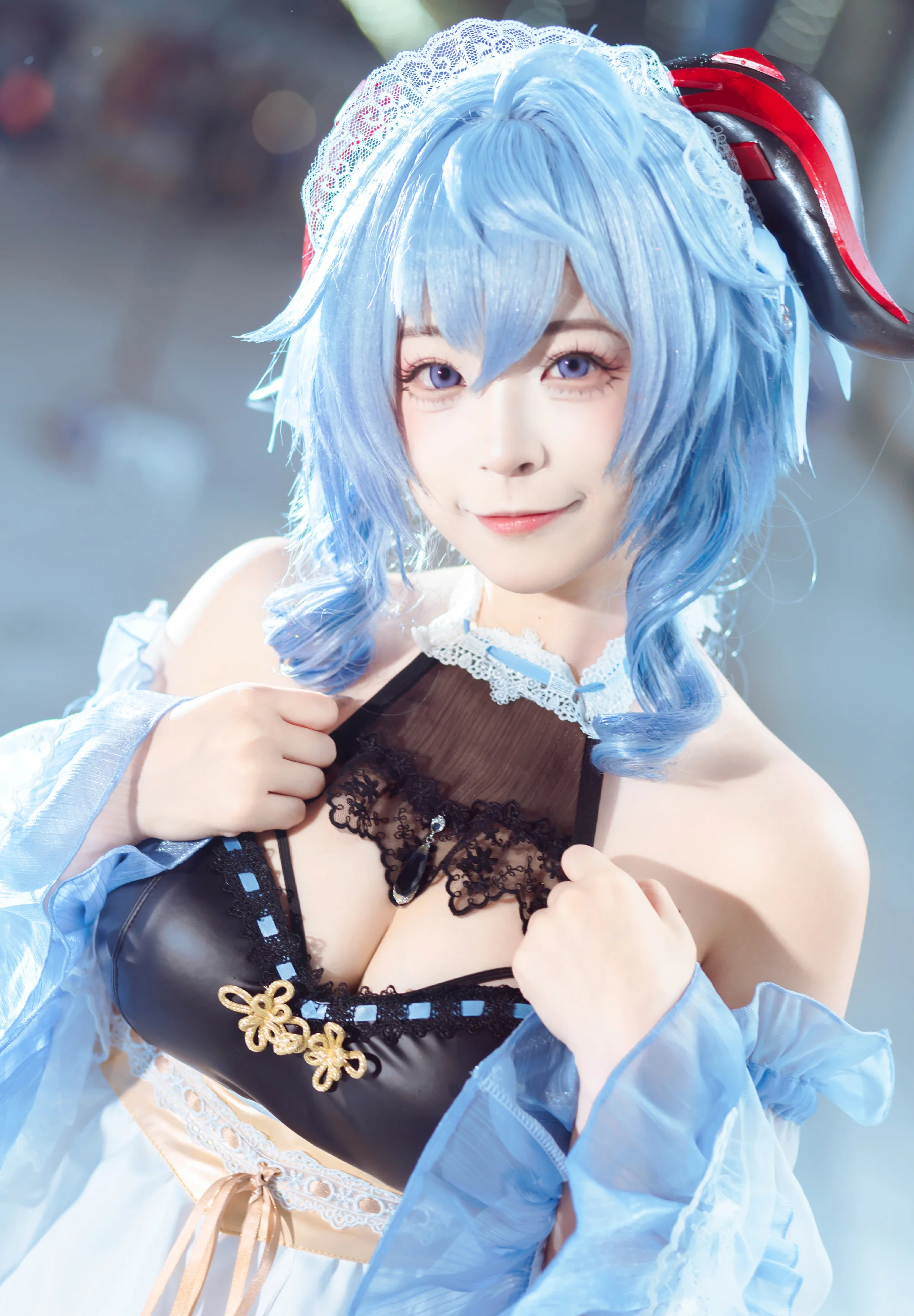 《原神》甘雨椰羊女仆COS写真
