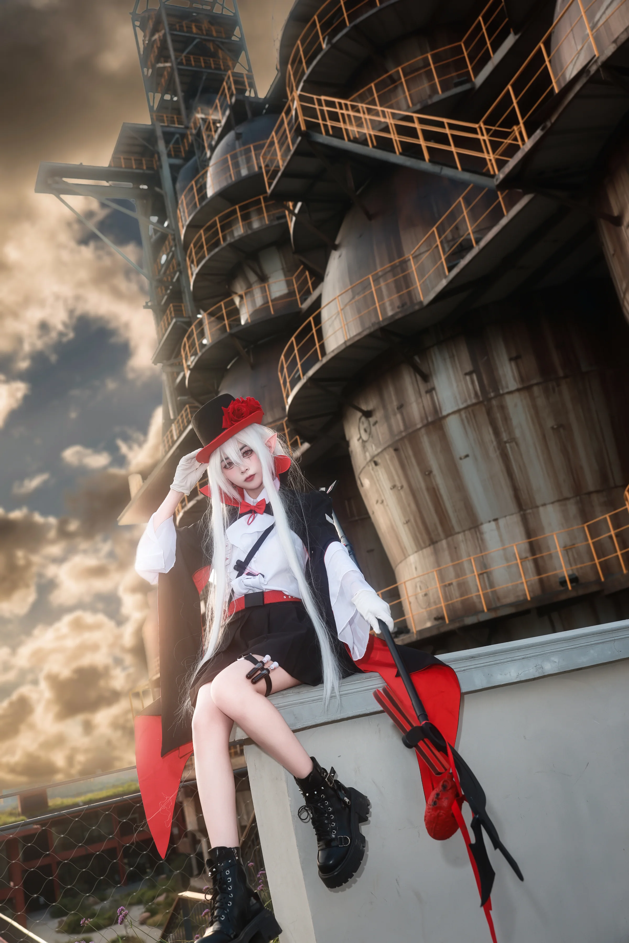 《明日方舟》华法琳盛宴COS写真