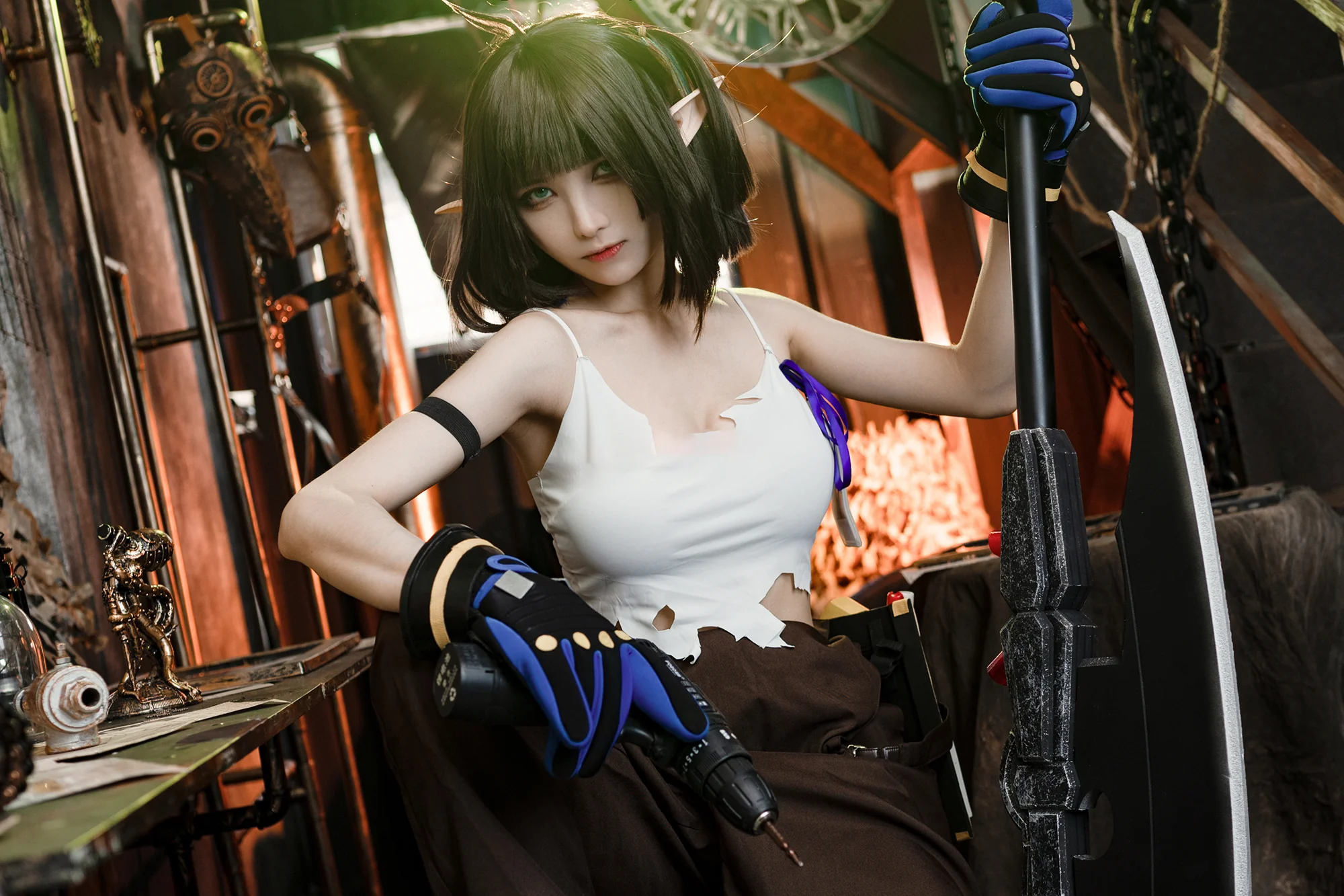 《明日方舟》森蚺COS写真