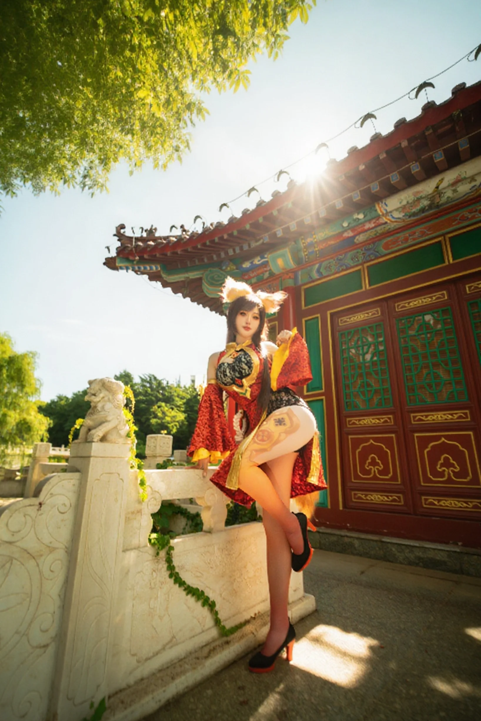 王者荣耀 少女阿狸 妲己皮肤COS写真