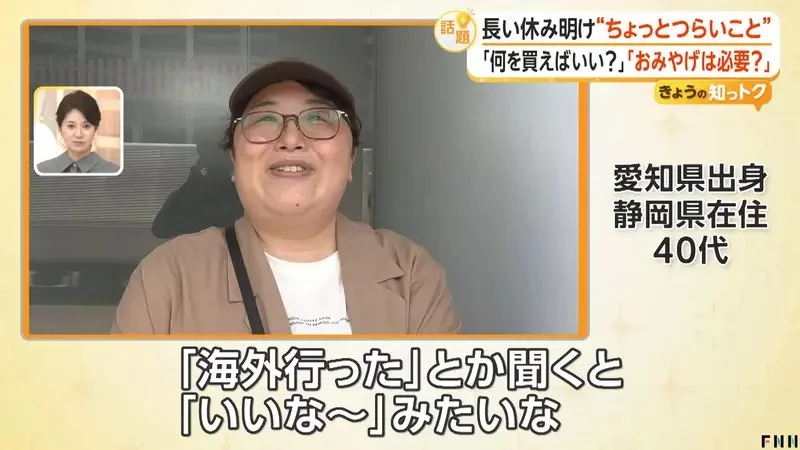 出遊或出差會不會《買伴手禮送同事》將近６成日本上班族認為沒必要｜高清图片集
