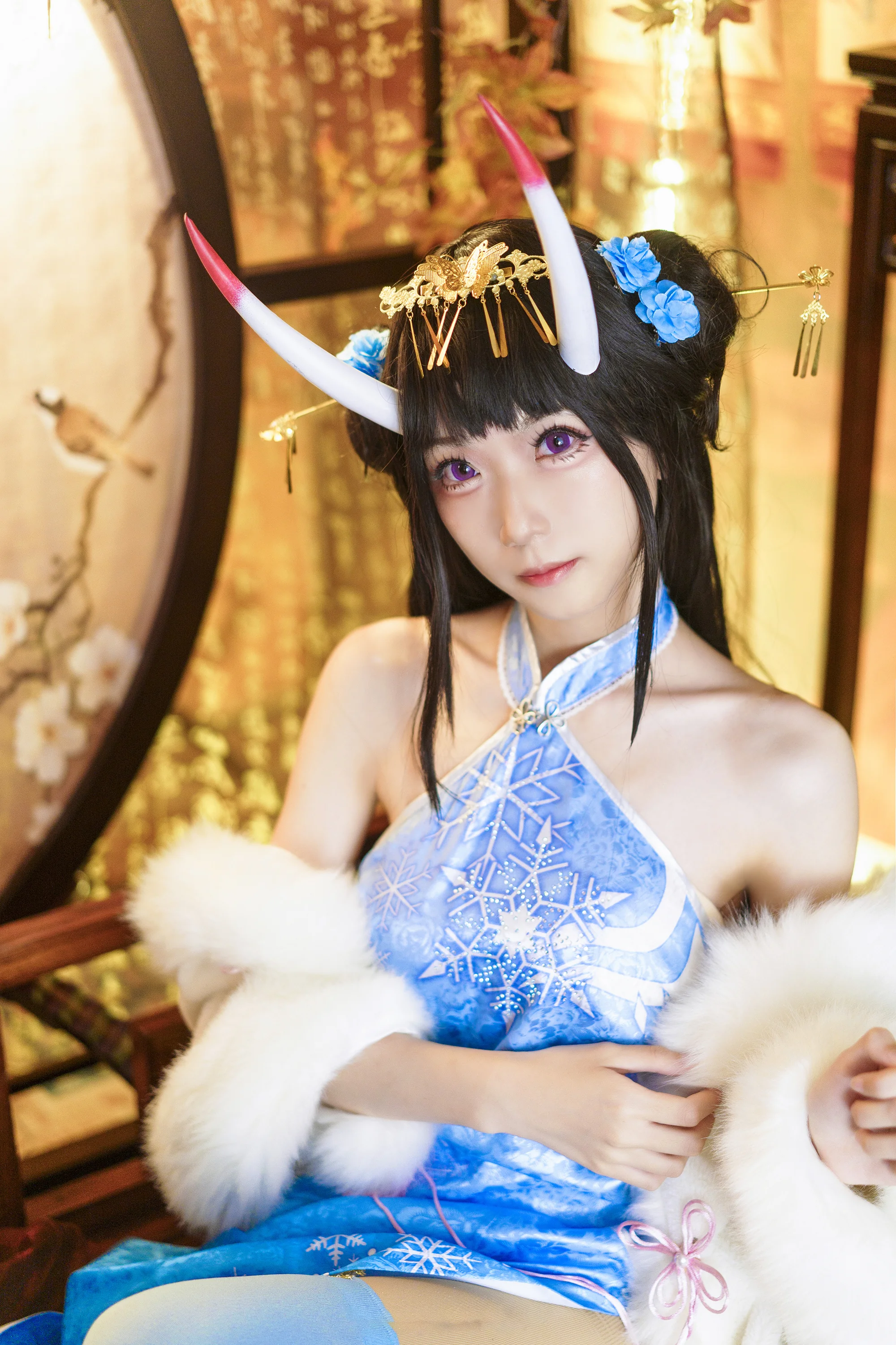 《碧蓝航线》能代 冬雪沁香COS写真