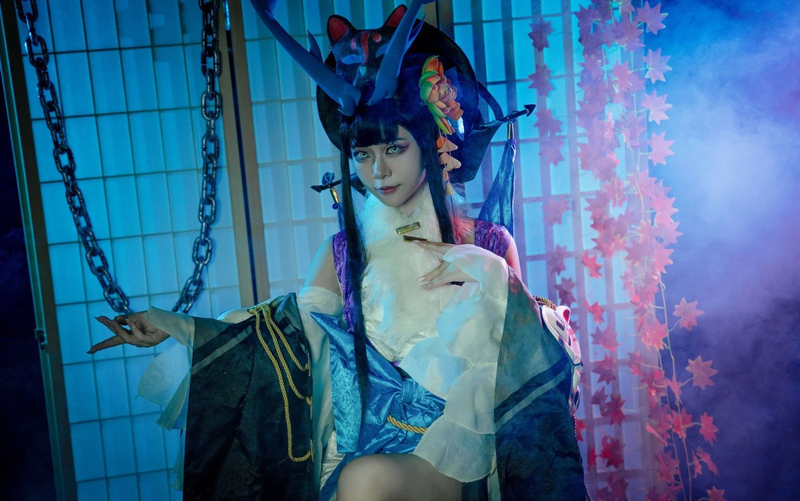 《决战！平安京》阎魔COS写真