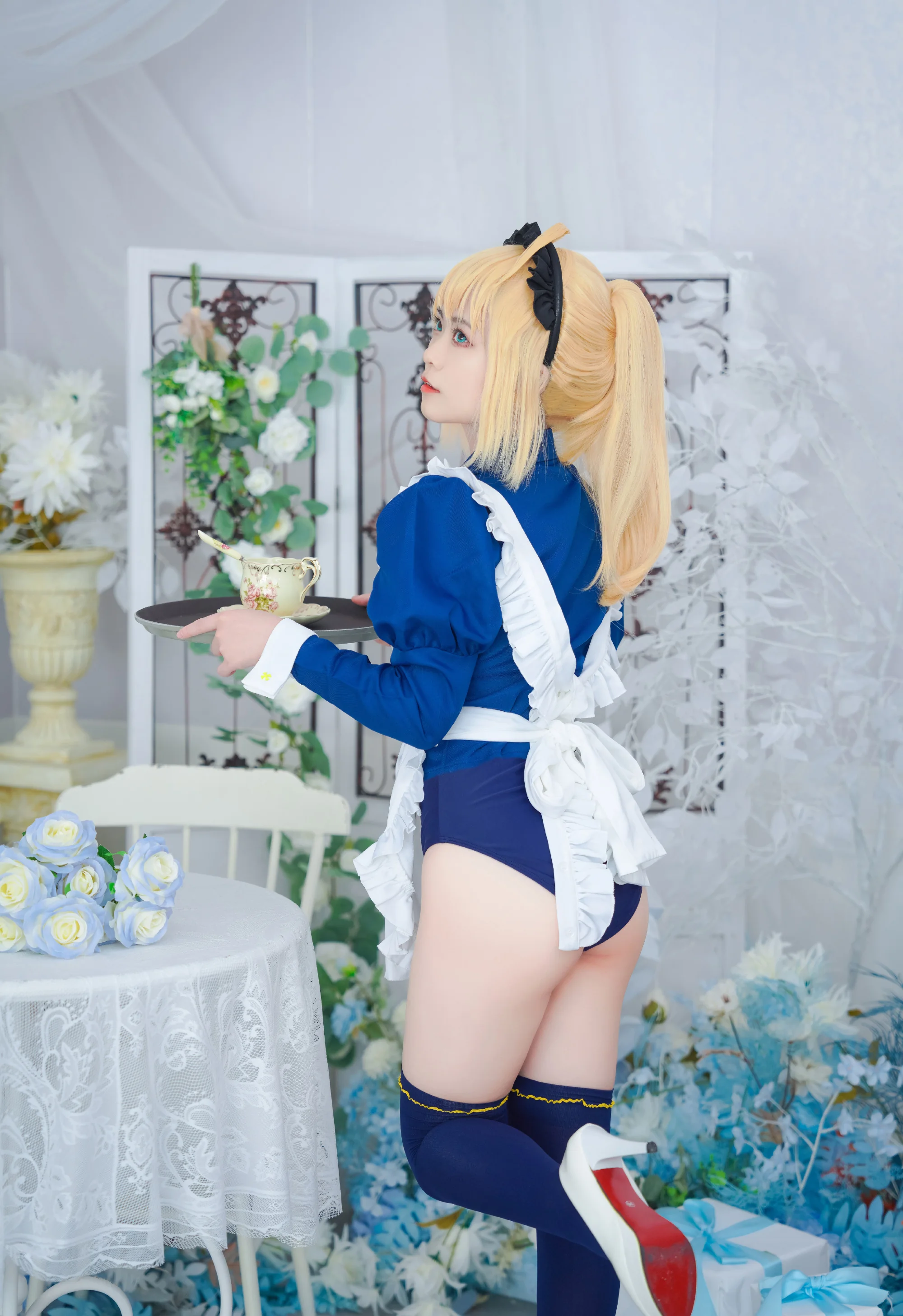 《Fate》X毛 女仆装COS写真