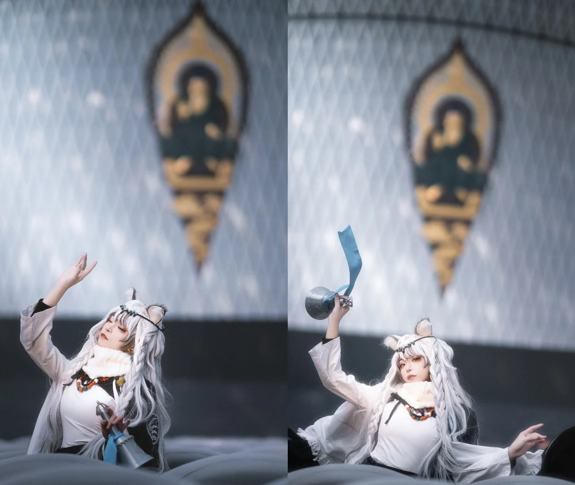 《明日方舟》巴别塔COS写真