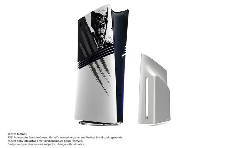 SONY推出《漫威金鋼狼》特別限定版 PS5 主機+保護殼以及專屬 DualSense 無線控制器手把｜高清图片集