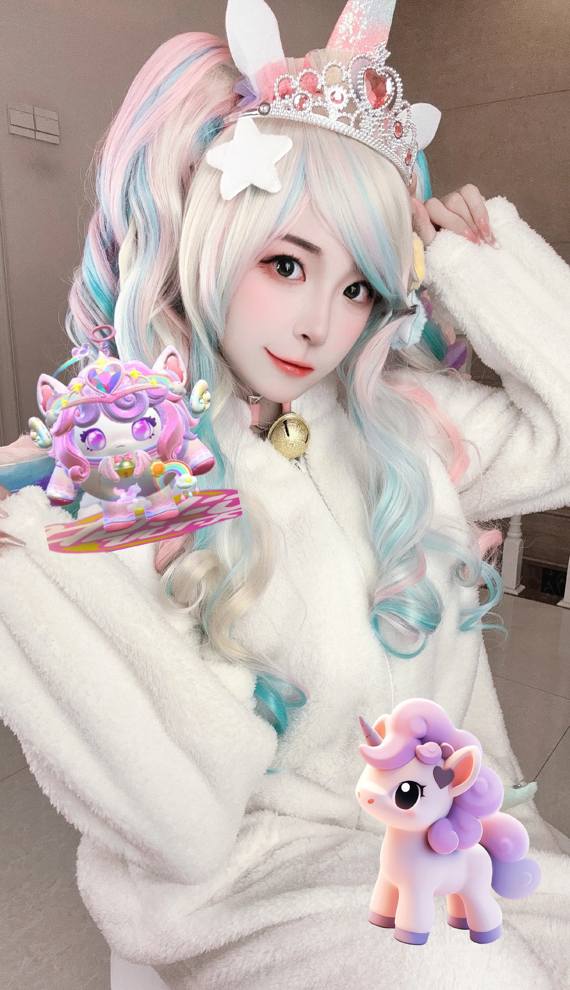 《蛋仔派对》独角兽·芬妮亚COS写真