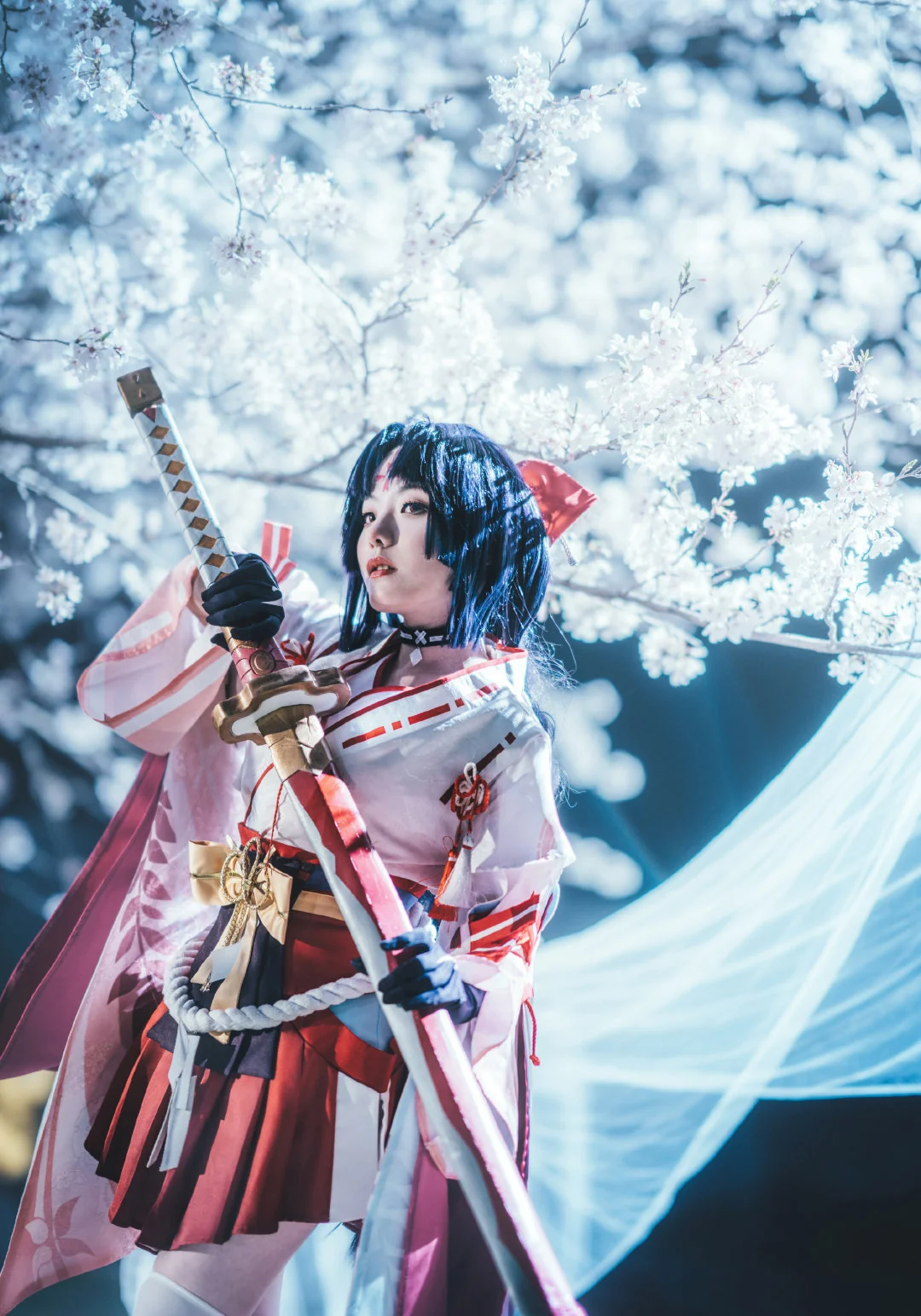 《阴阳师》妖刀姬御神之刃COS写真