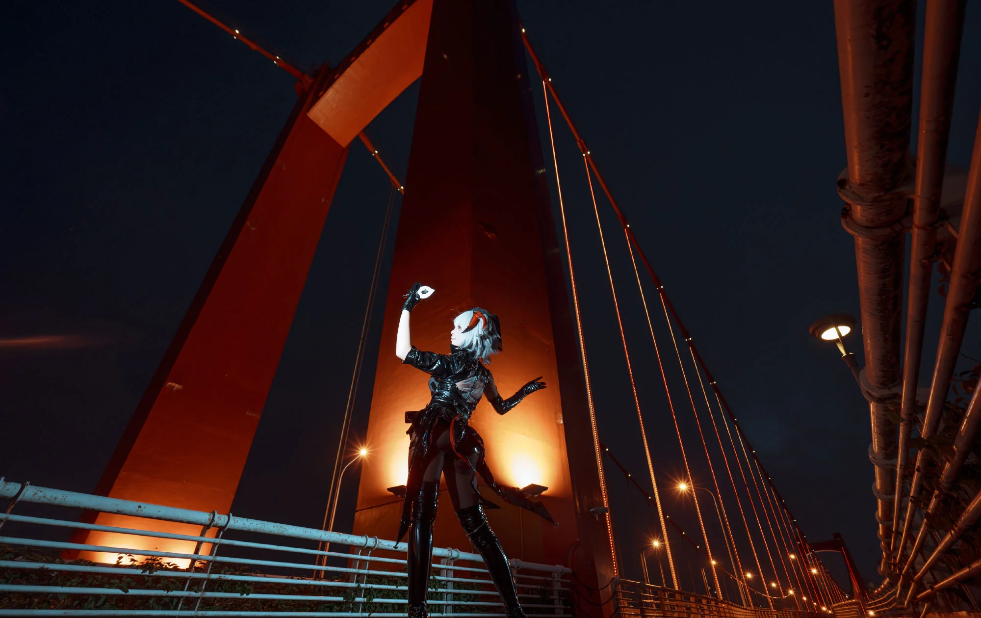 《明日方舟》W怪盗 COS写真