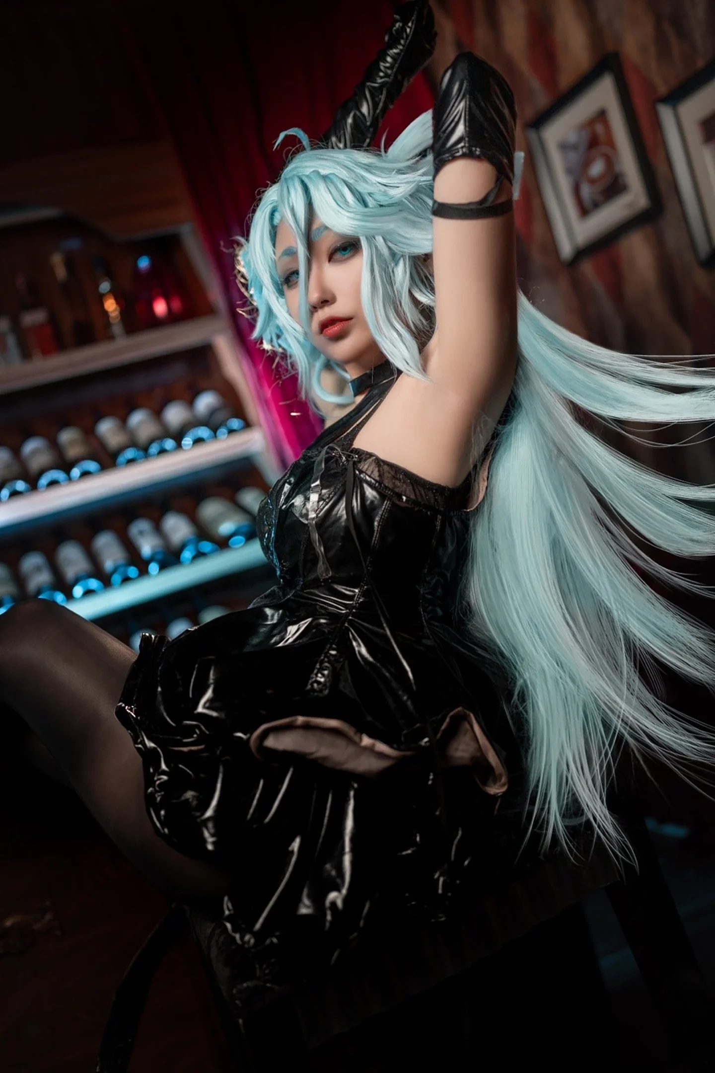 《少女前线》PA-15 香槟怪盗COS写真