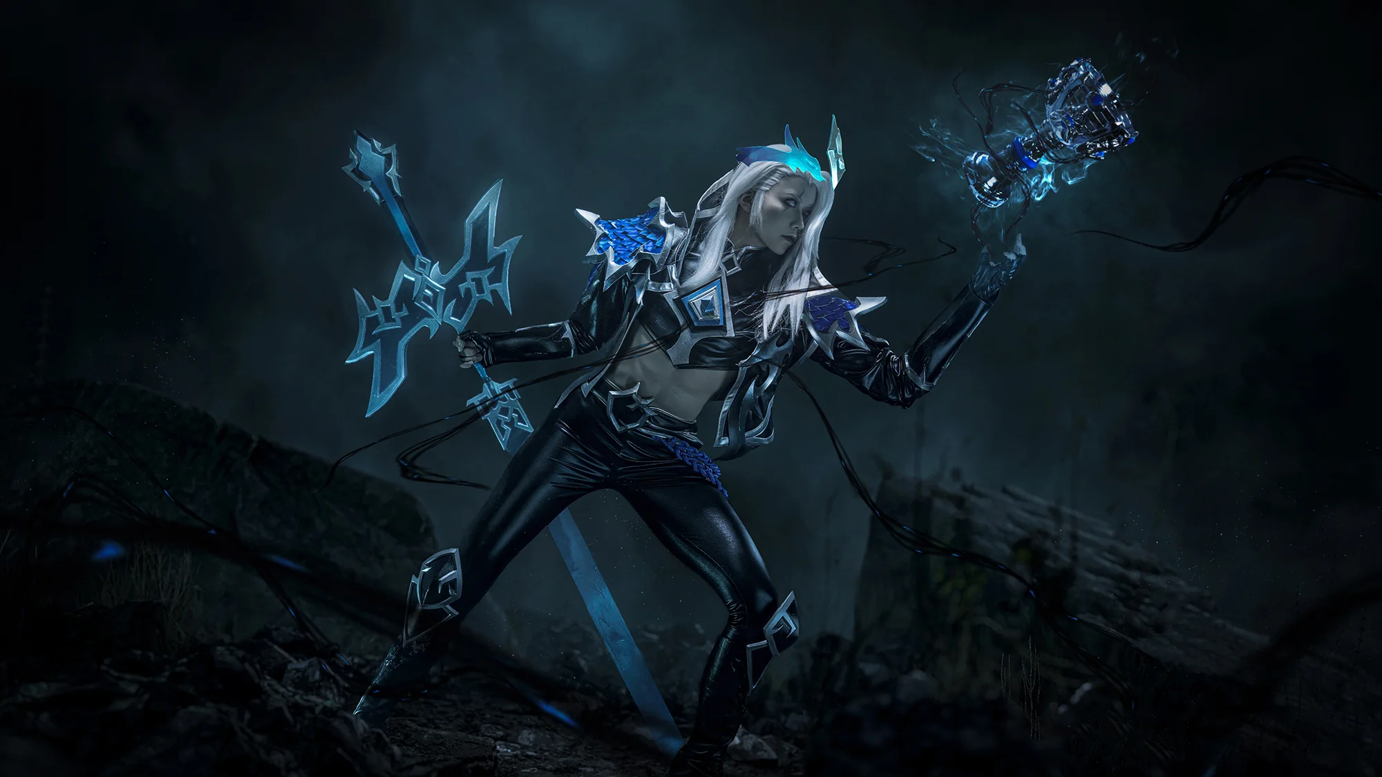 《英雄联盟》edg银龙骑士团COS写真