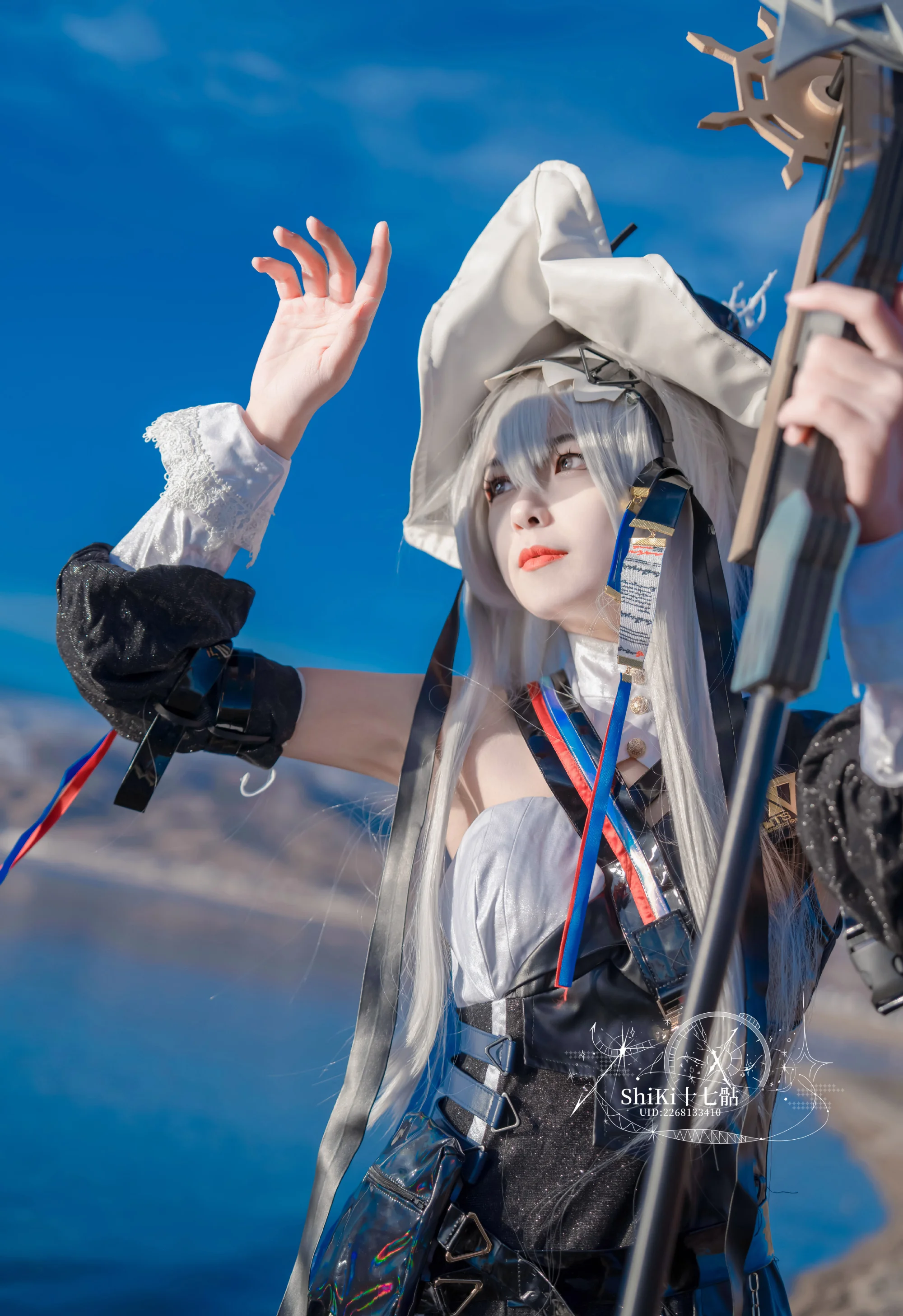 《明日方舟》归溟幽灵鲨COS写真