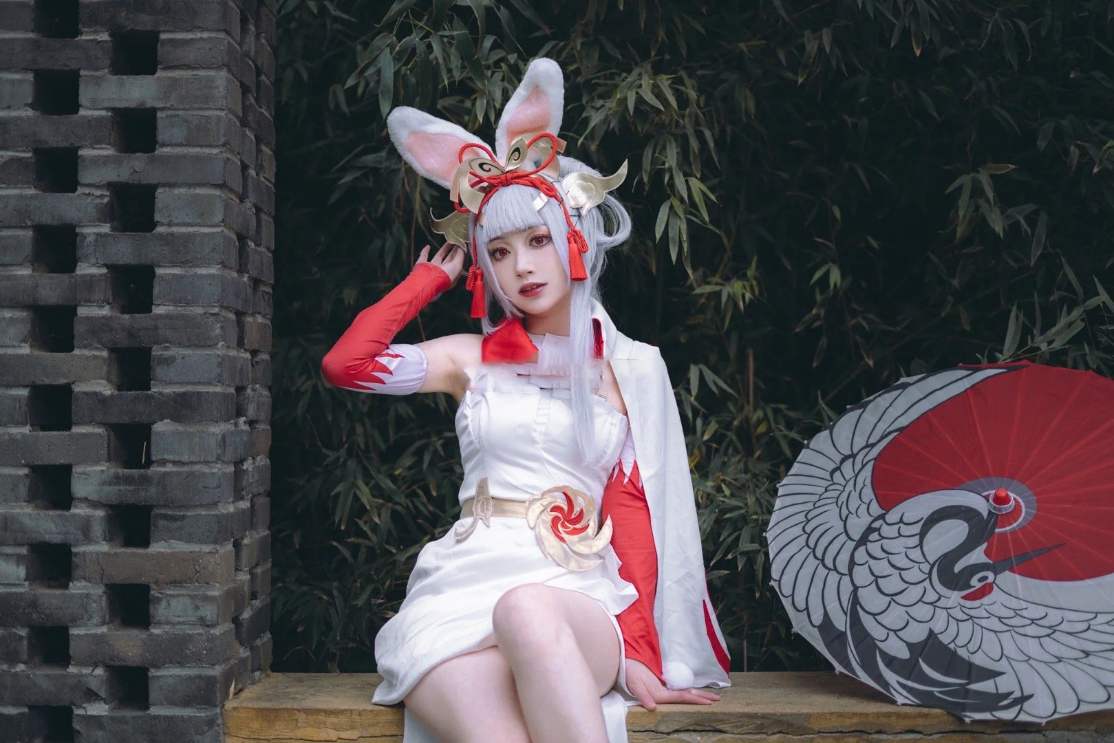 《王者荣耀》公孙离祈雪灵祝COS写真
