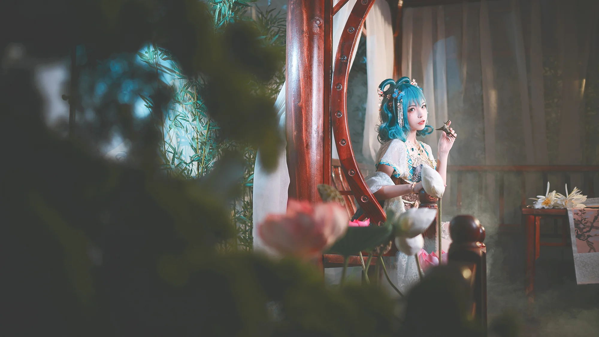 《东方project》霍青娥COS写真
