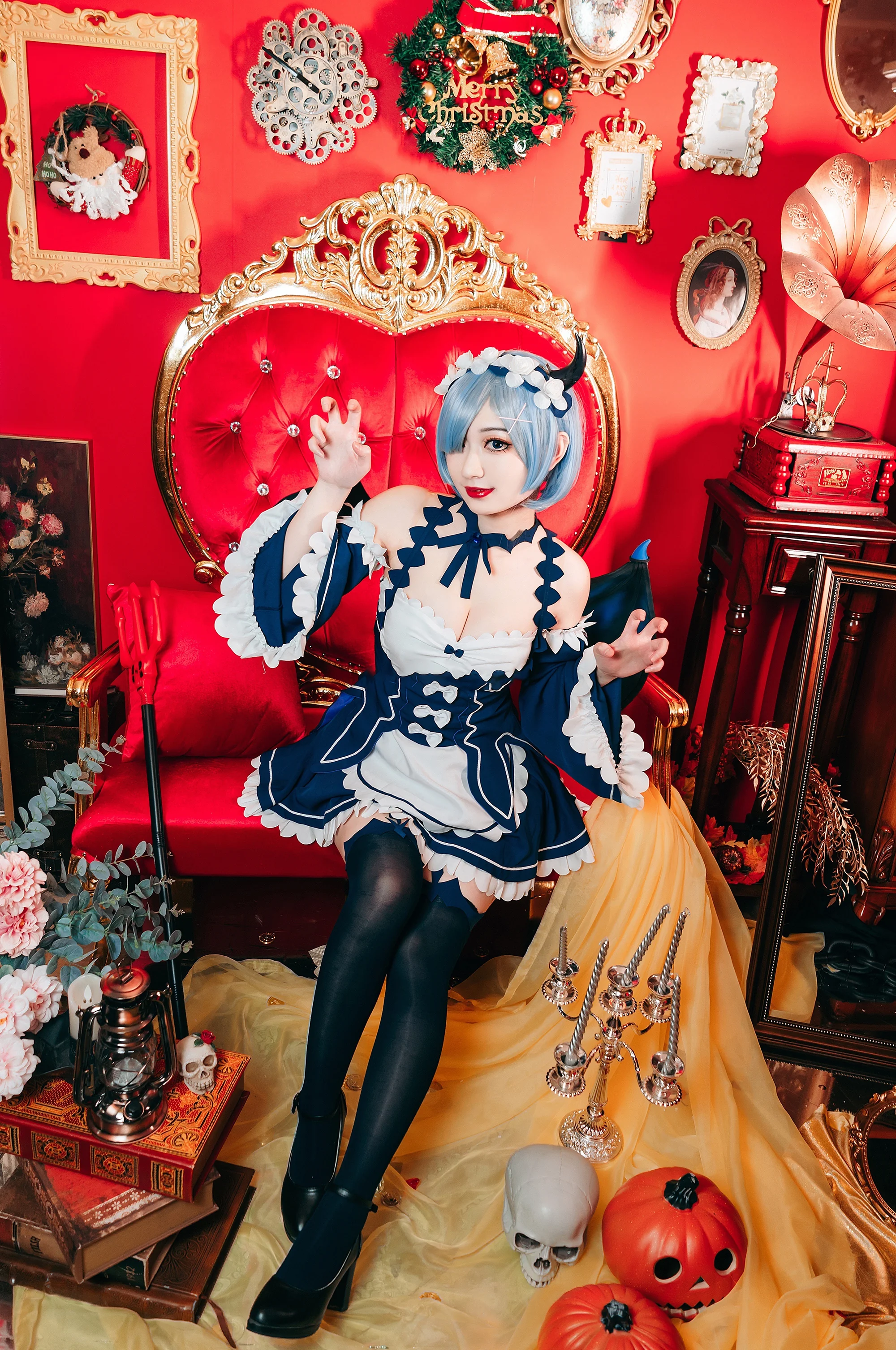 《从零开始的异世界生活》蕾姆小恶魔COS写真