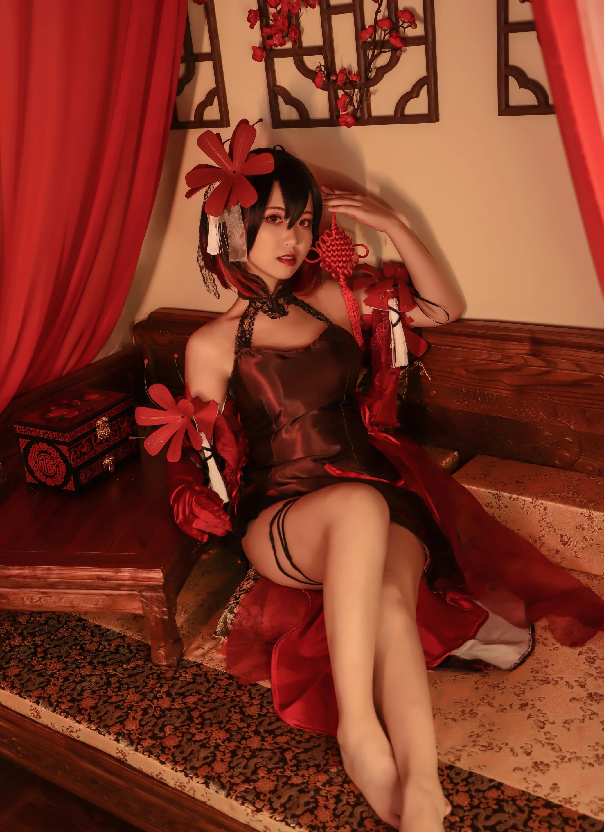 《崩坏3》 希儿墨染镜华COS写真
