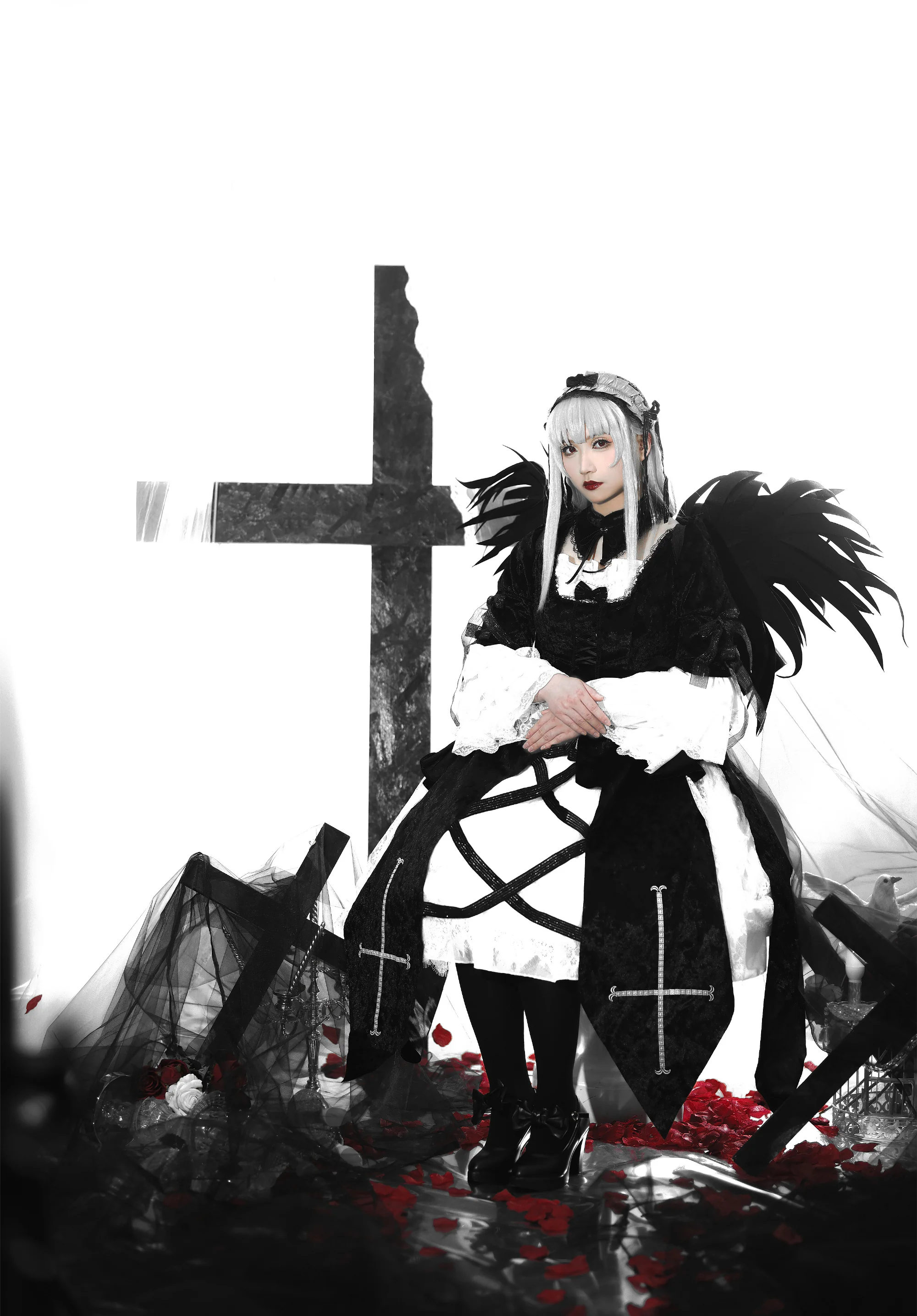 《蔷薇少女》水银灯COS写真