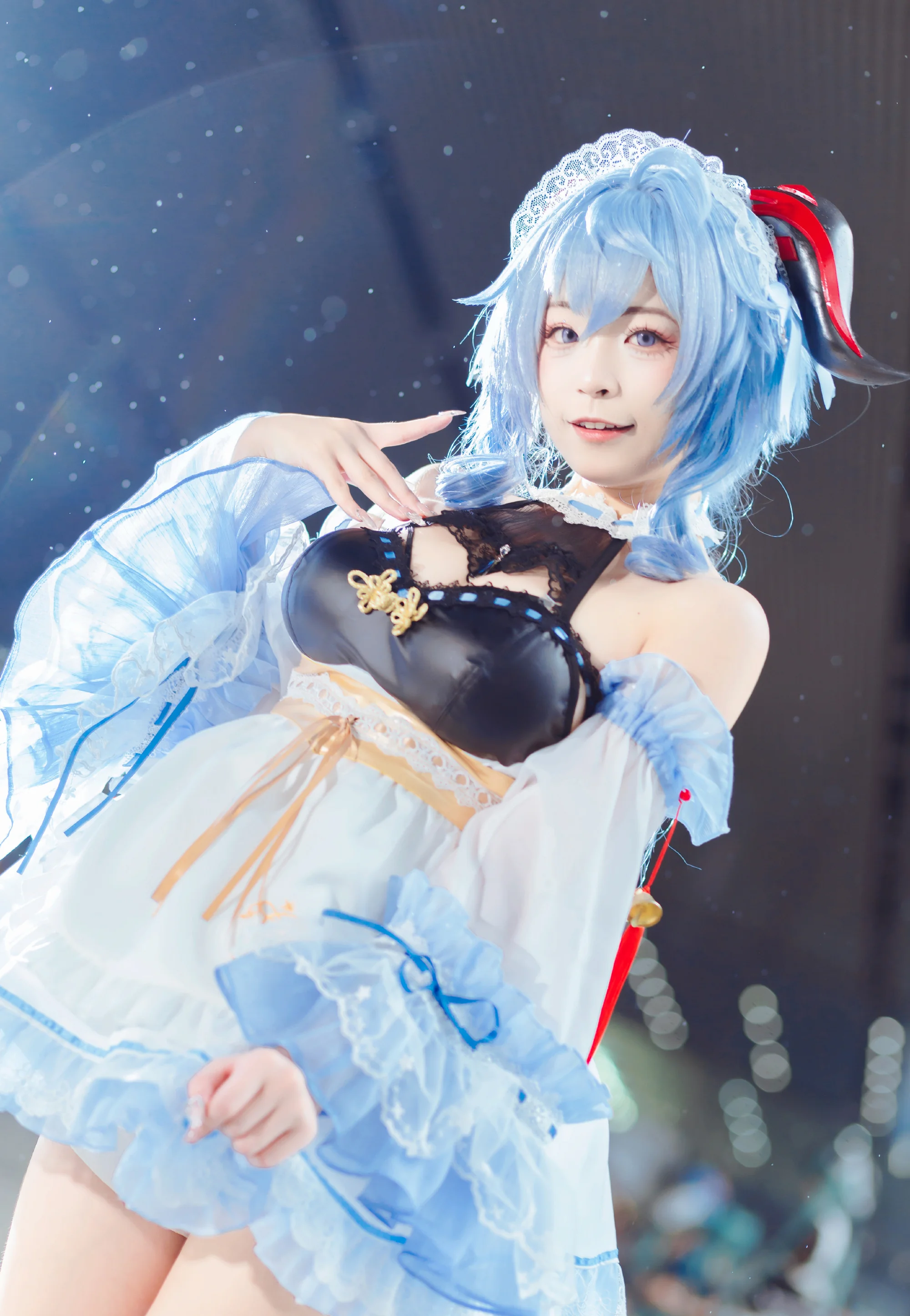 《原神》甘雨椰羊女仆COS写真