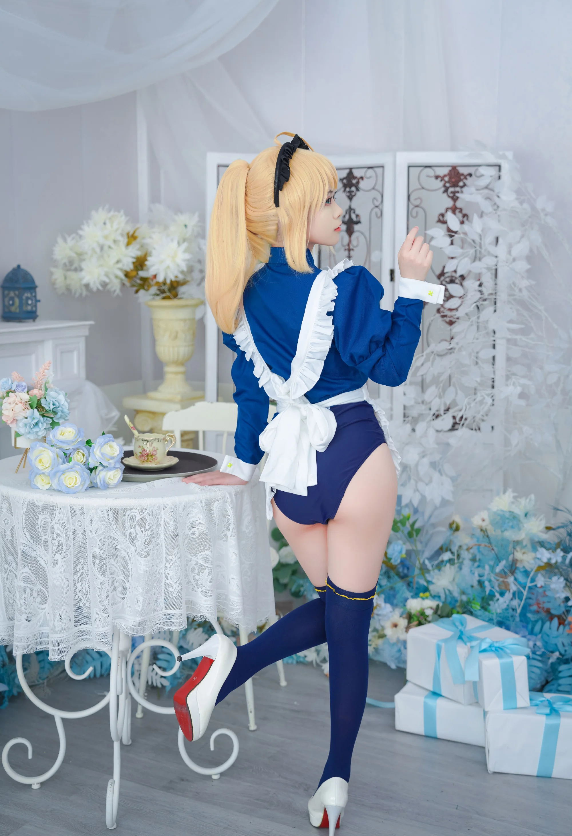 《Fate》X毛 女仆装COS写真