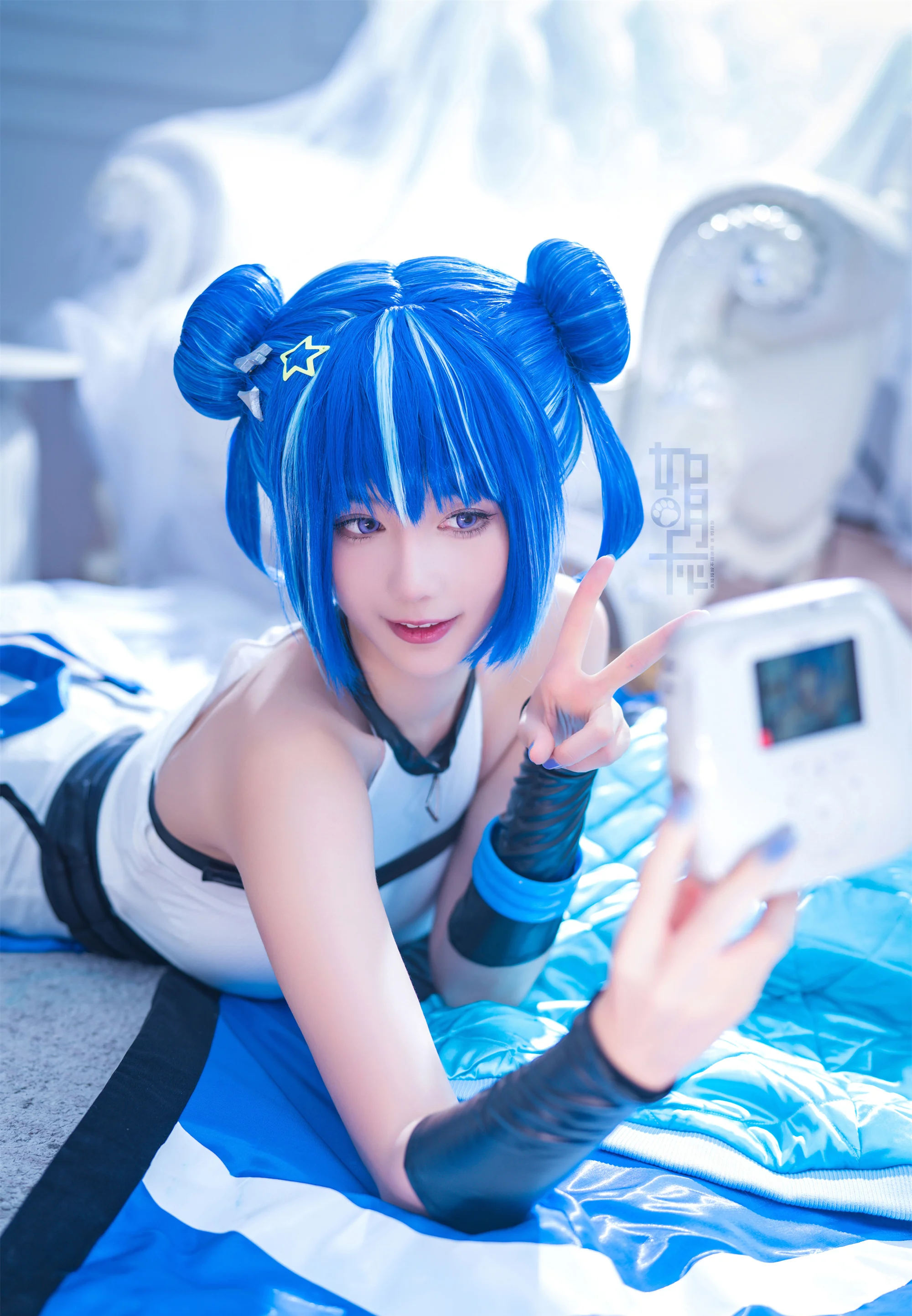 《游戏王》邪恶双子璃拉COS写真