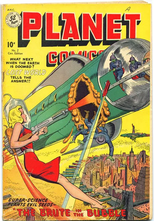 美国老科幻漫画杂志《planet》封面｜高清图片集