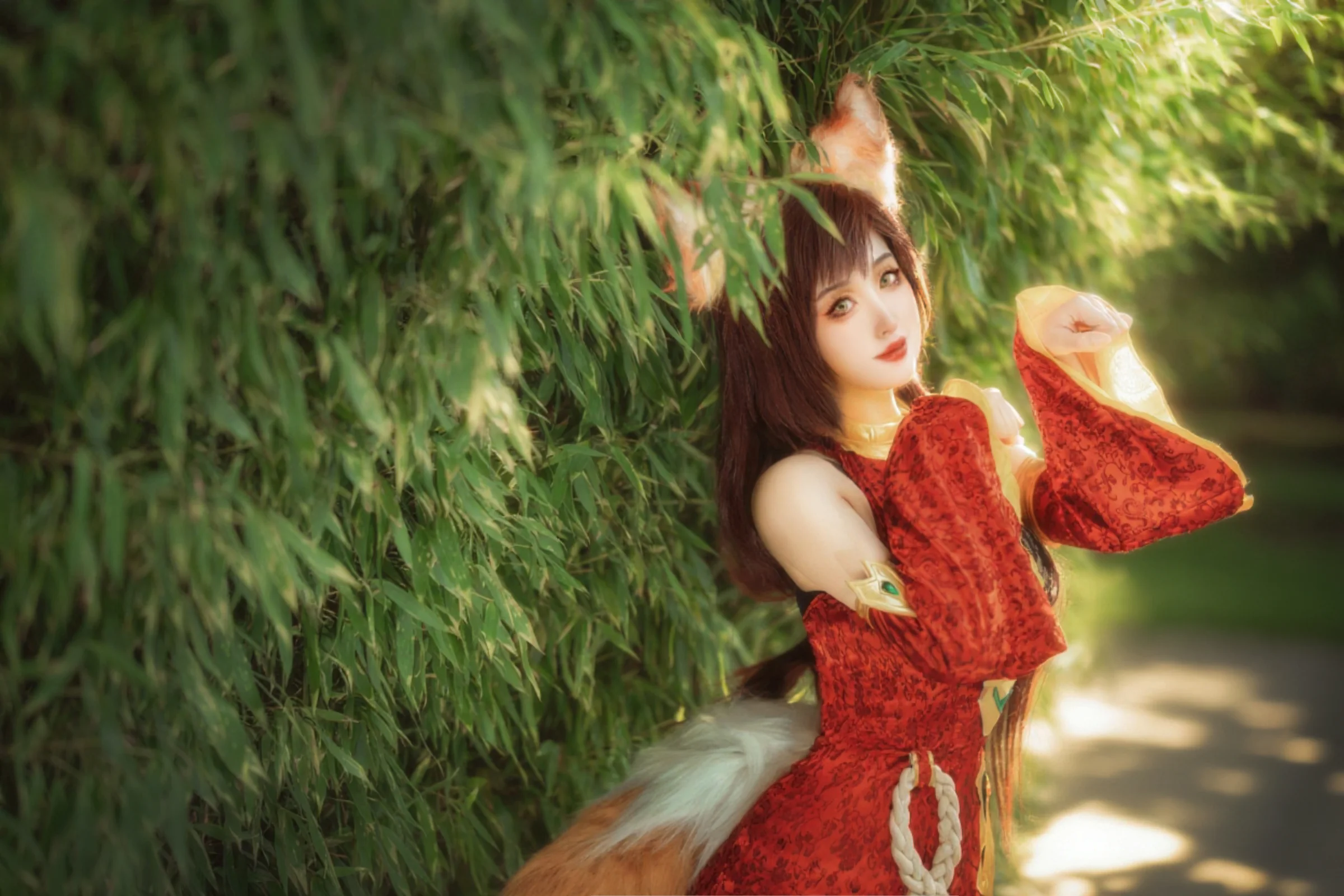 王者荣耀 少女阿狸 妲己皮肤COS写真