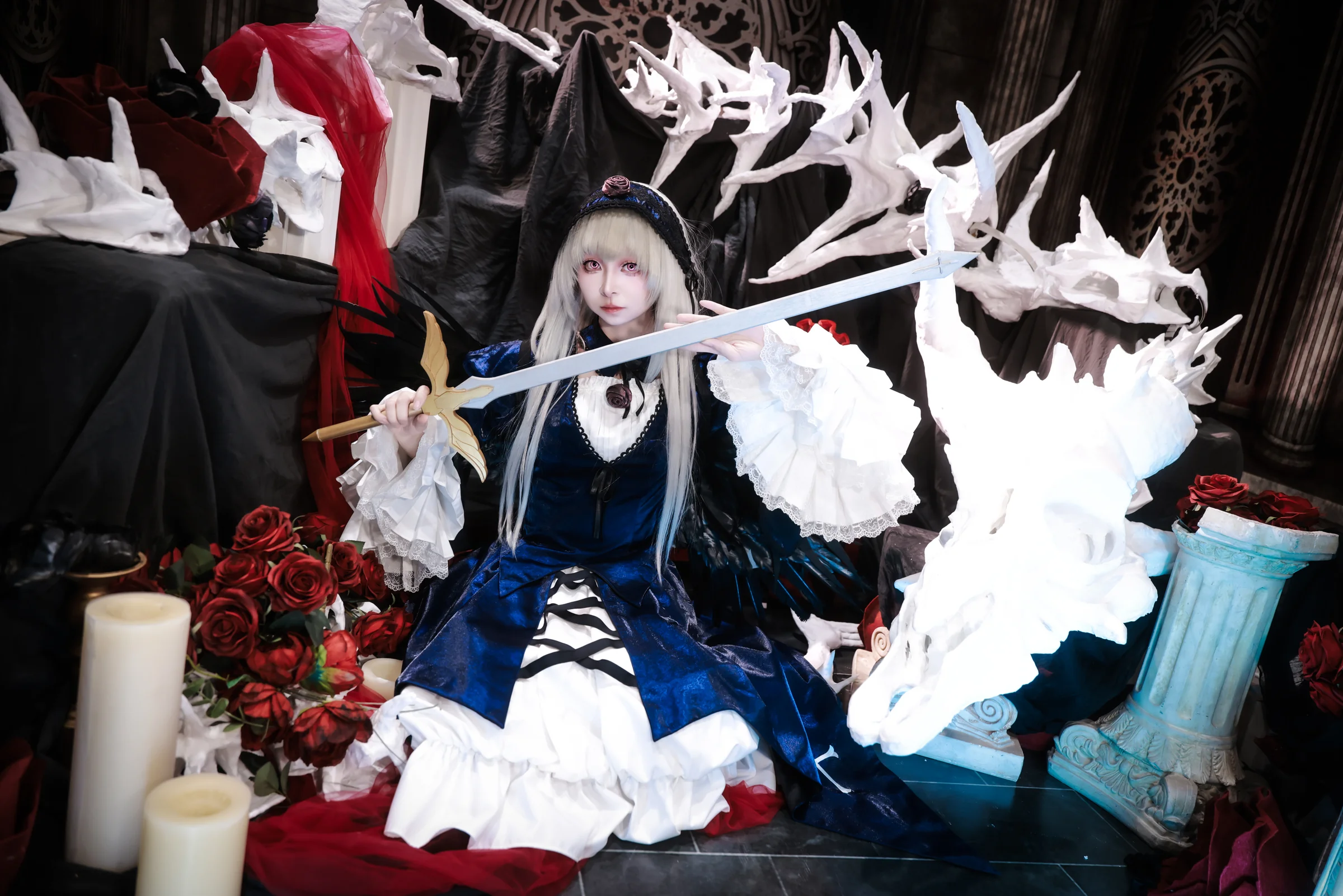 《蔷薇少女》水银灯COS写真