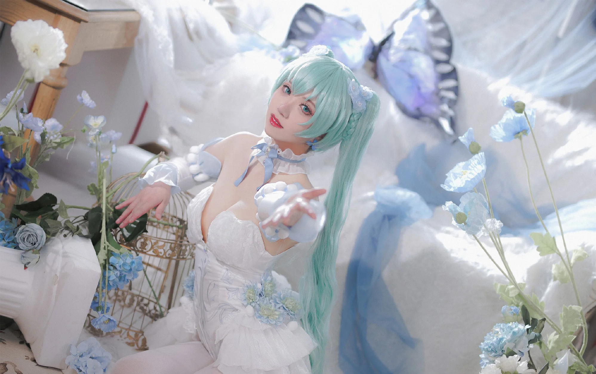 初音未来 • 粉蝶花精灵｜高清图片集