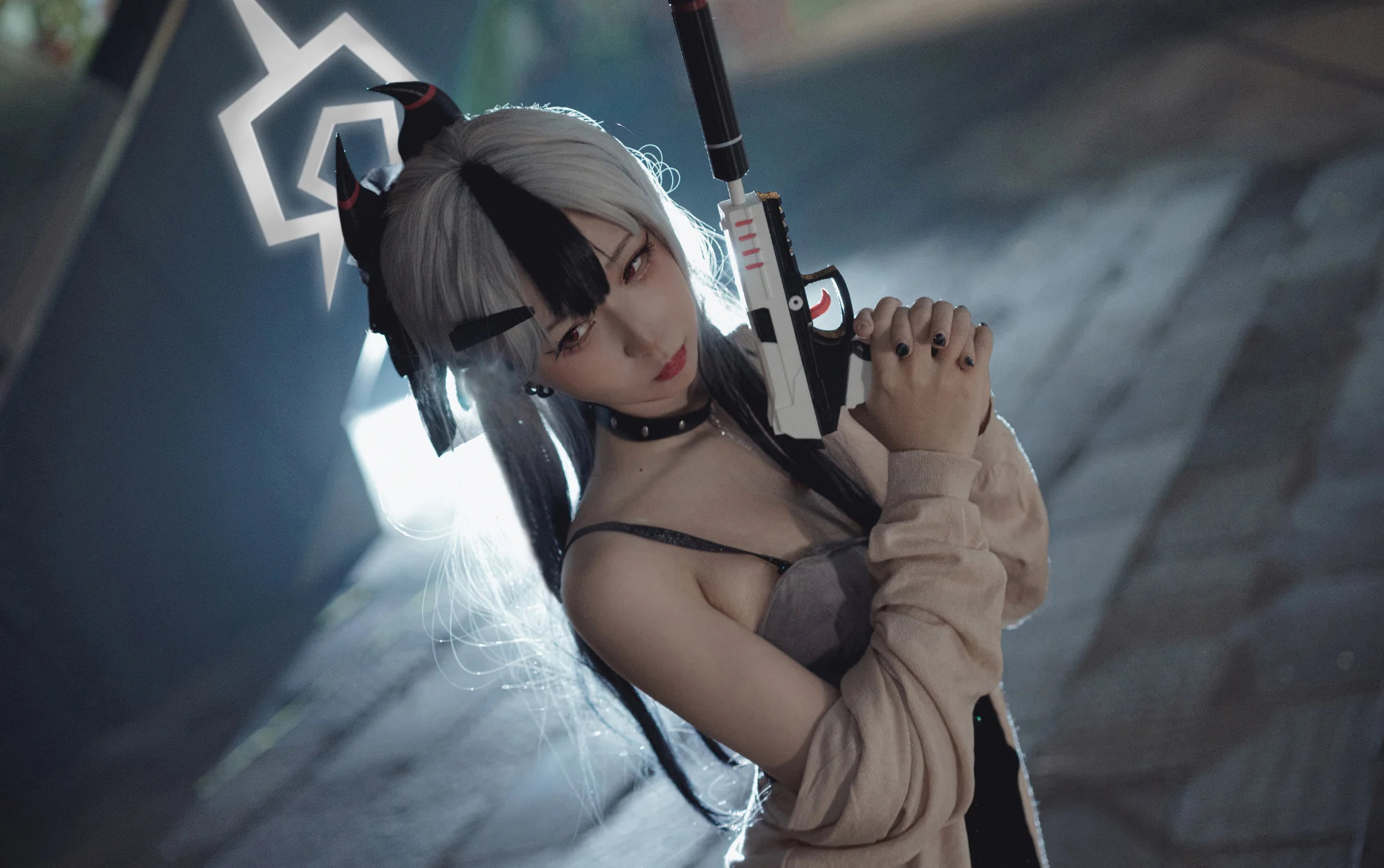 《蔚蓝档案》鬼方佳代子礼服COS写真