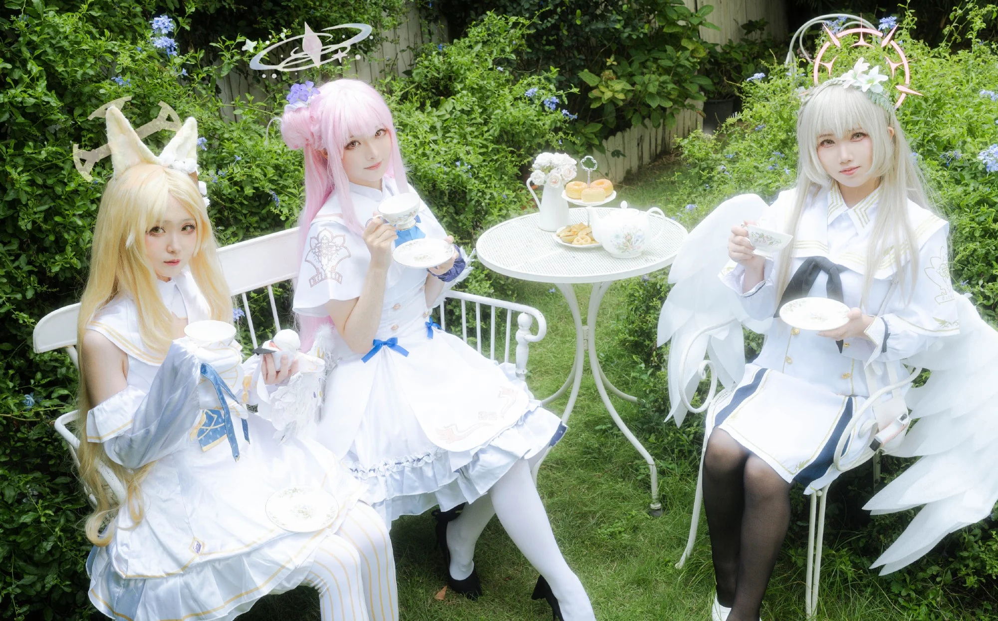 《蔚蓝档案》 圣三一茶话会 圣娅COS写真