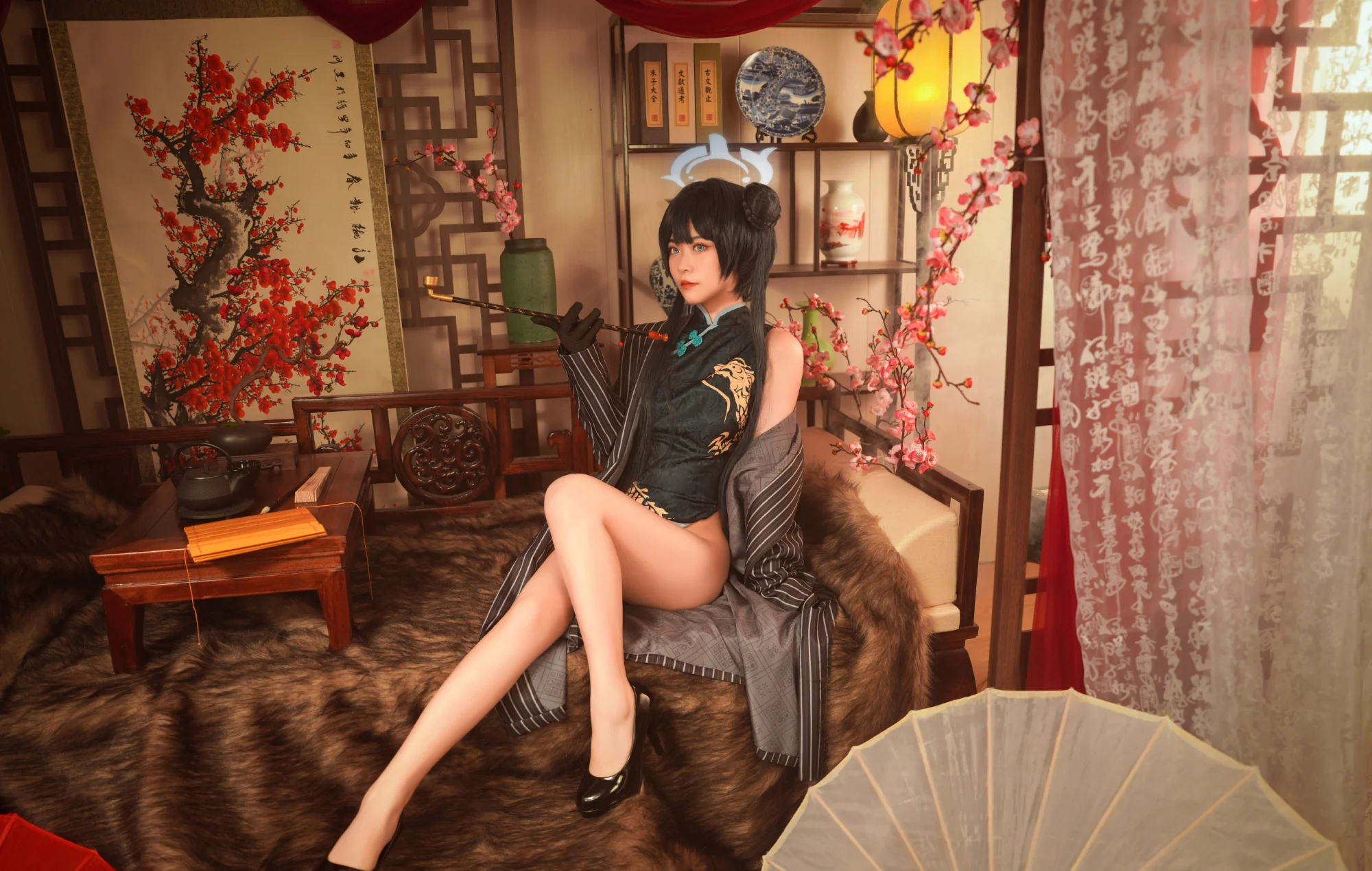 《蔚蓝档案》妃咲COS写真