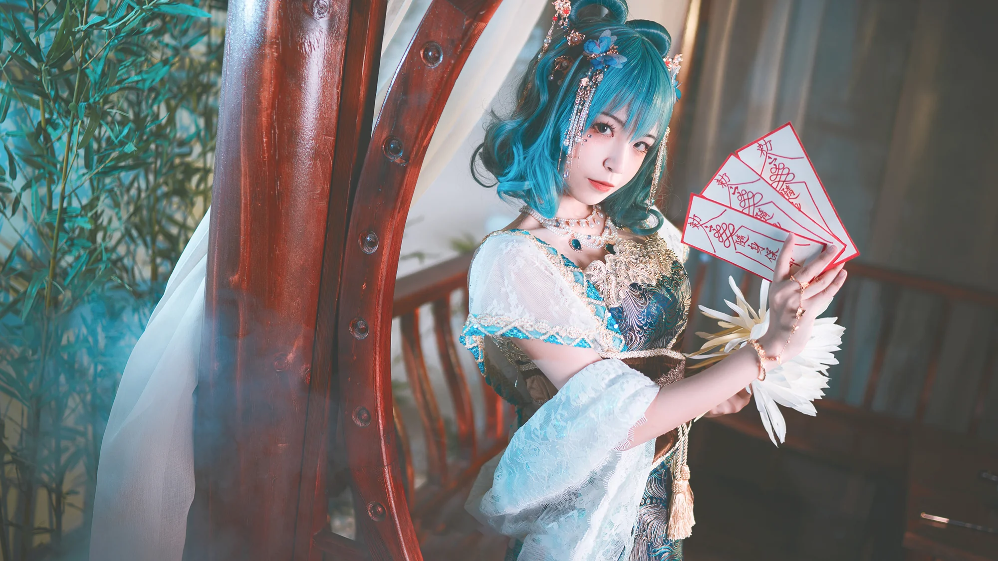 《东方project》霍青娥COS写真