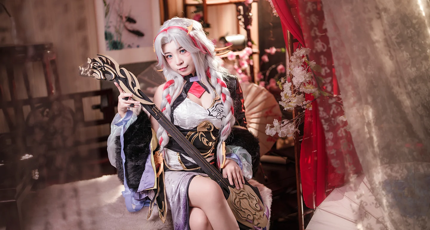 《王者荣耀》杨玉环COS写真