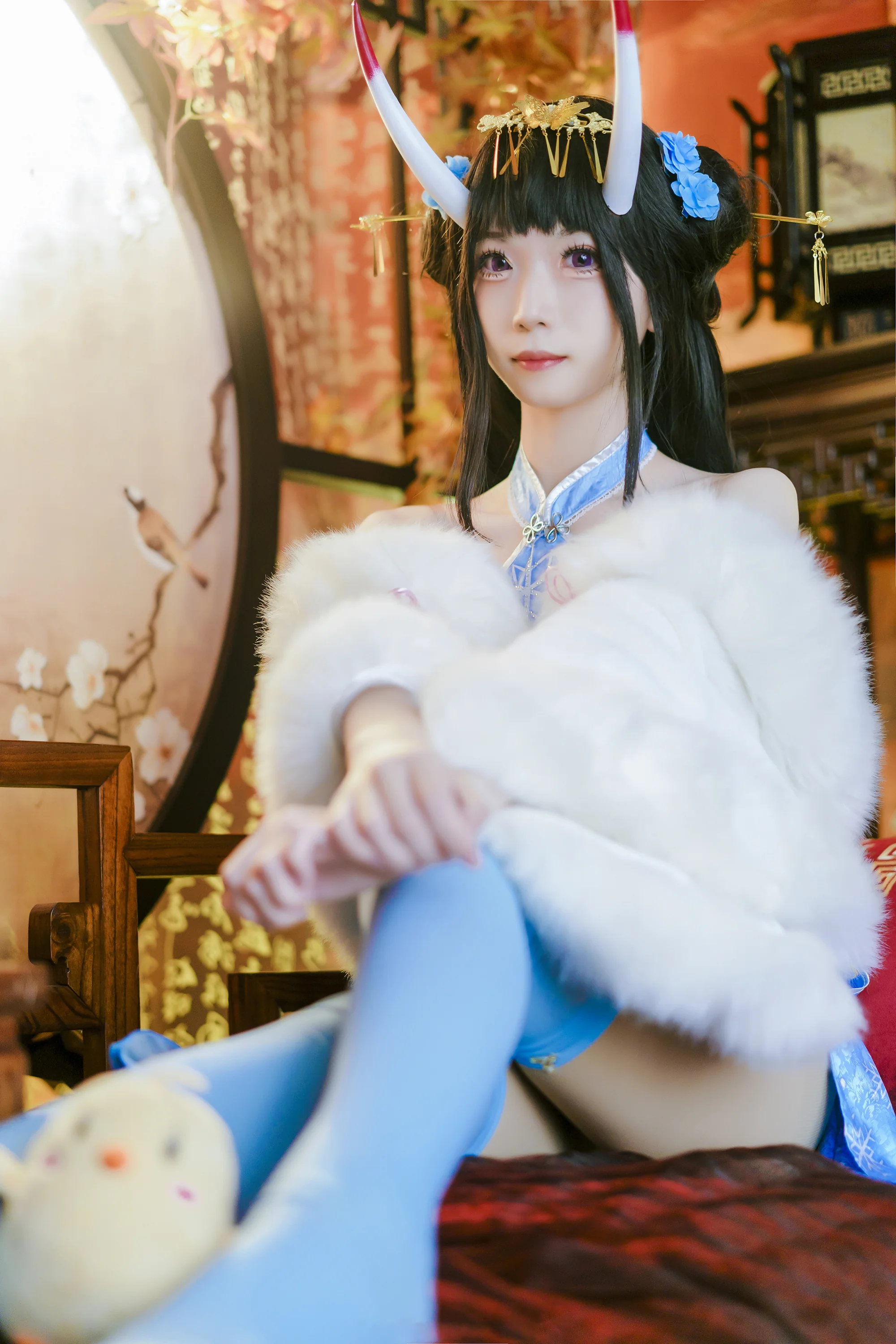 《碧蓝航线》能代 冬雪沁香COS写真