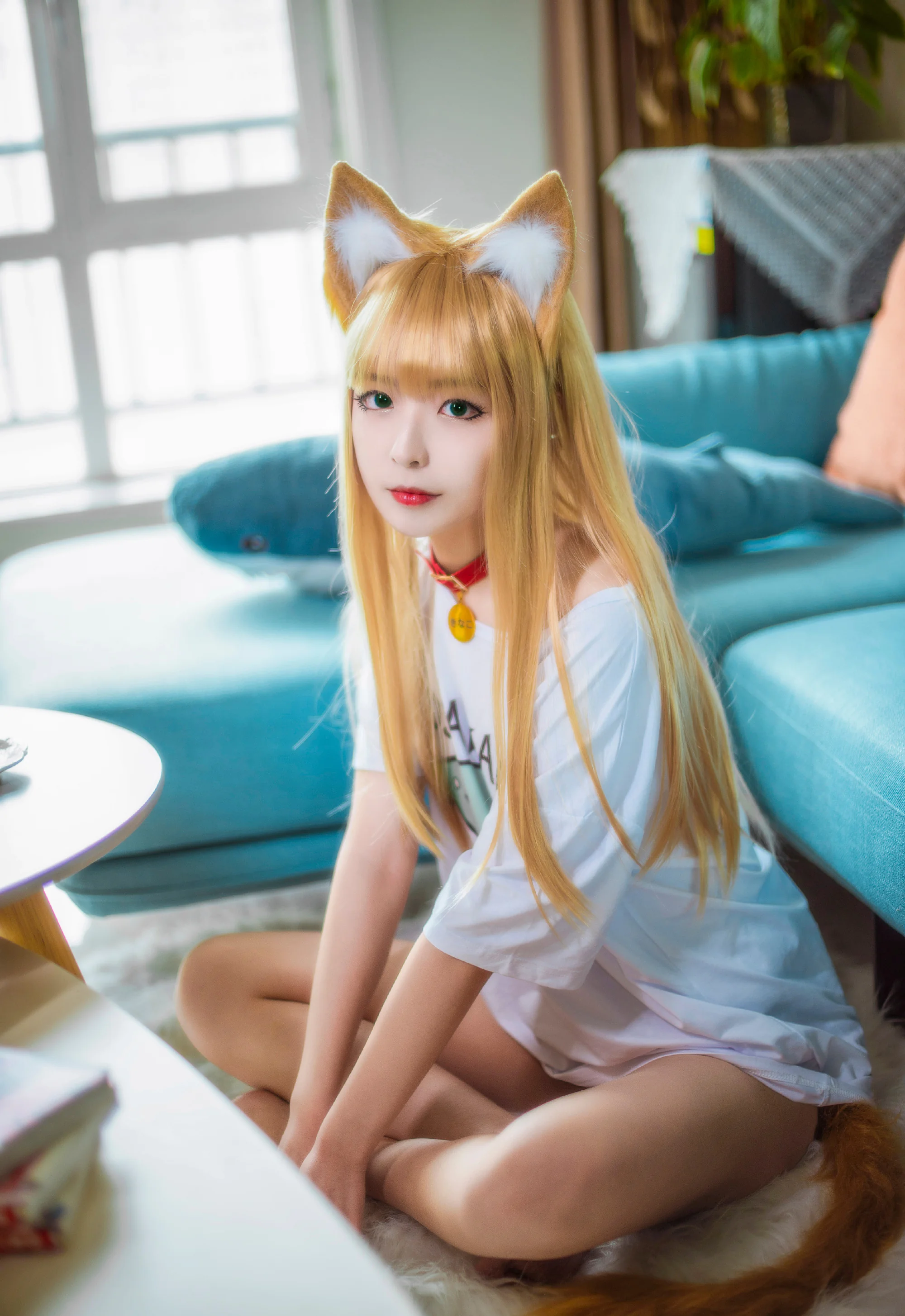 黄豆粉猫娘COS写真