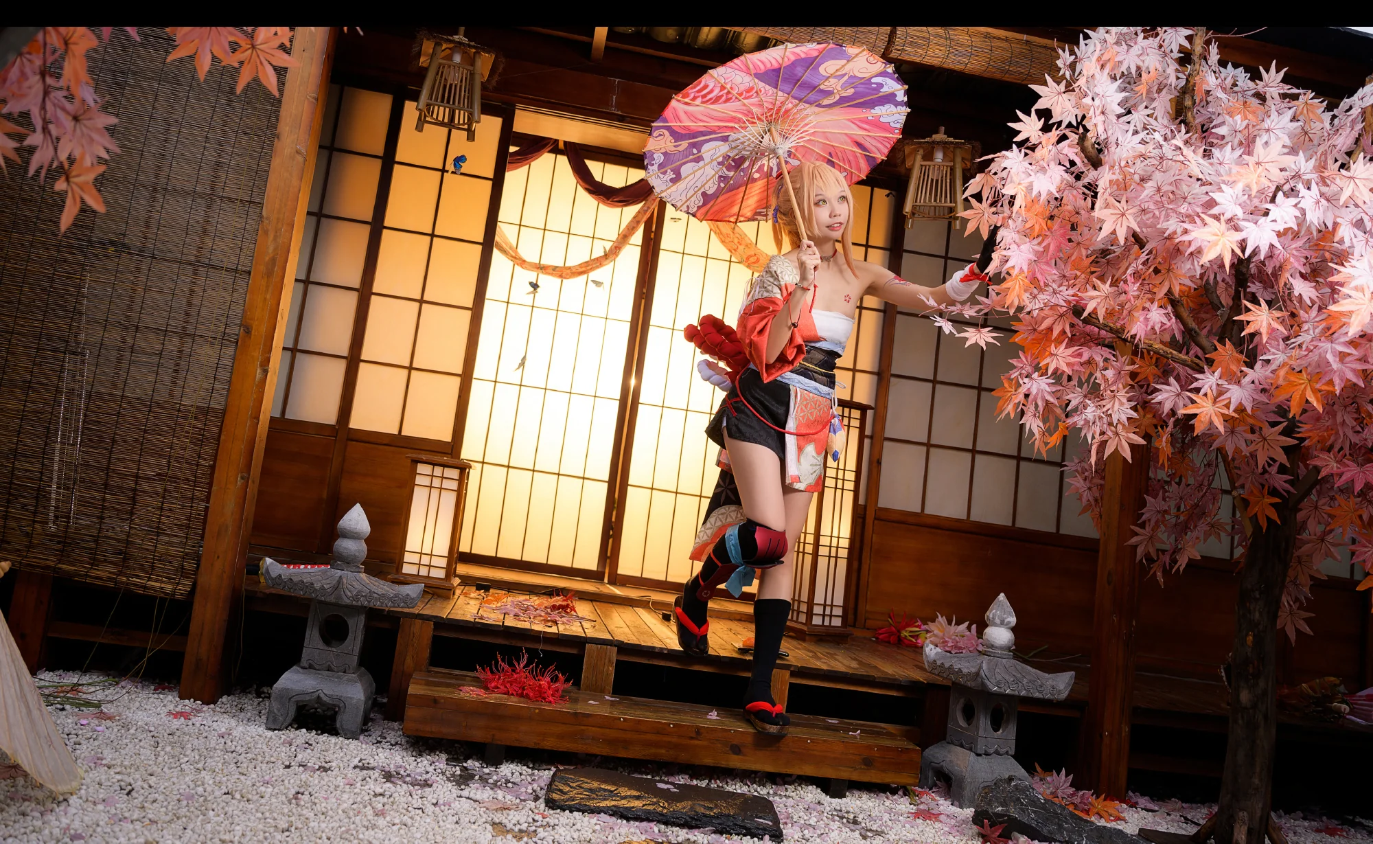 《原神》长野原宵宫COS写真