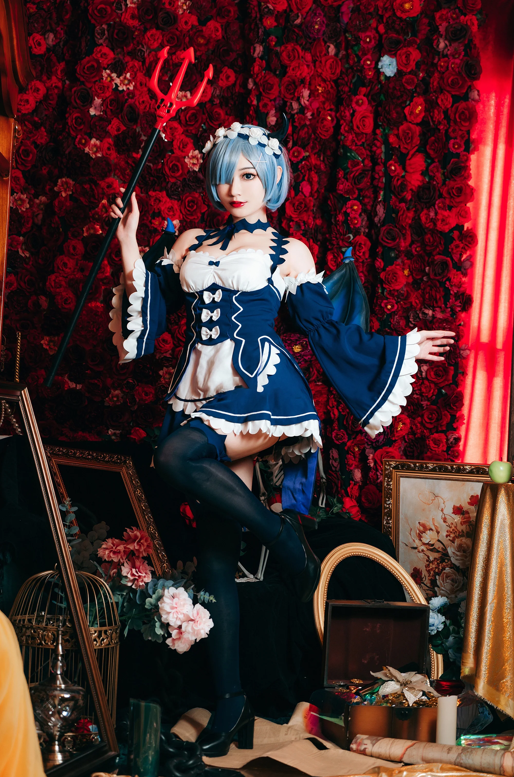《从零开始的异世界生活》蕾姆小恶魔COS写真