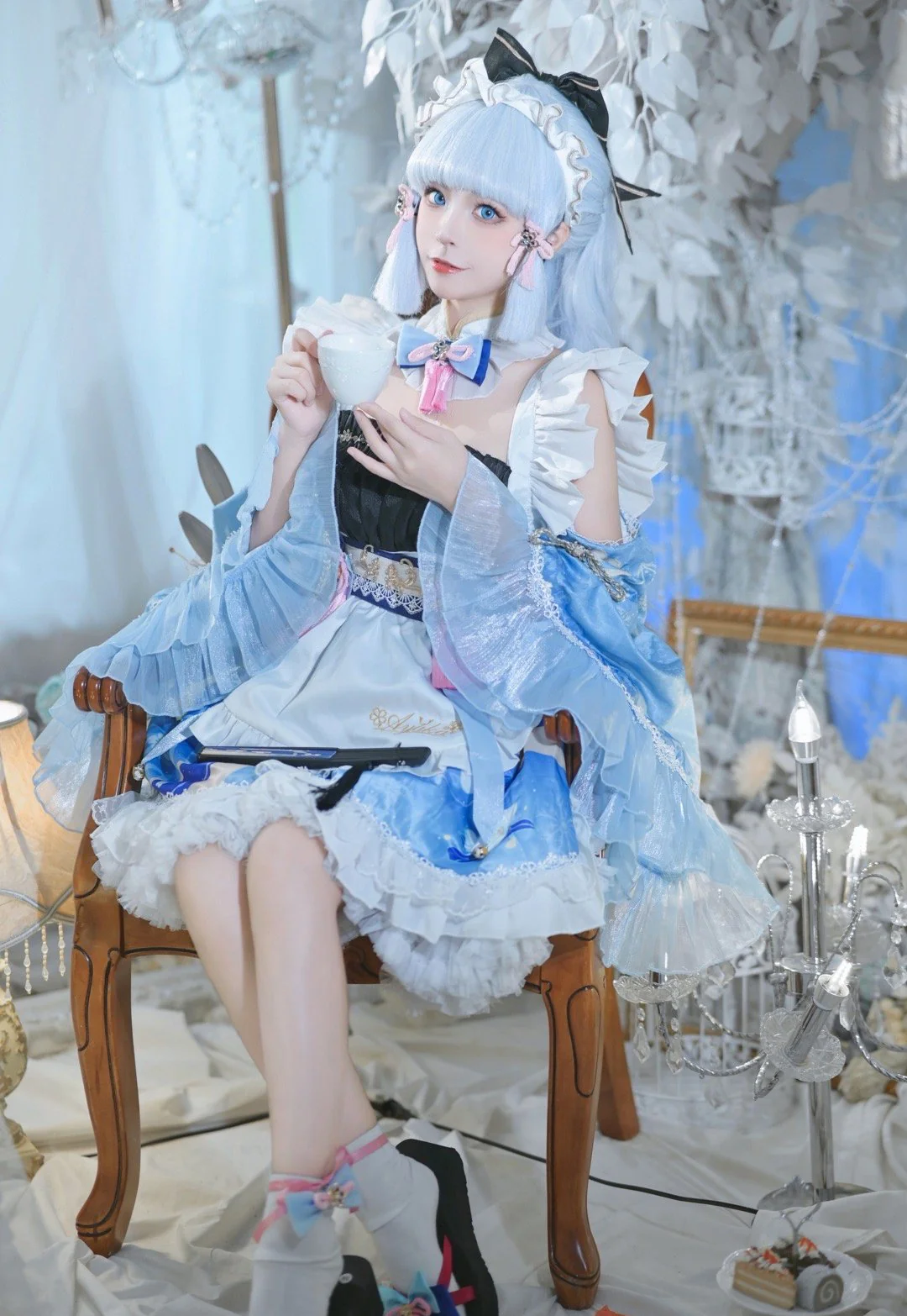 《原神》神里绫华女仆COS写真