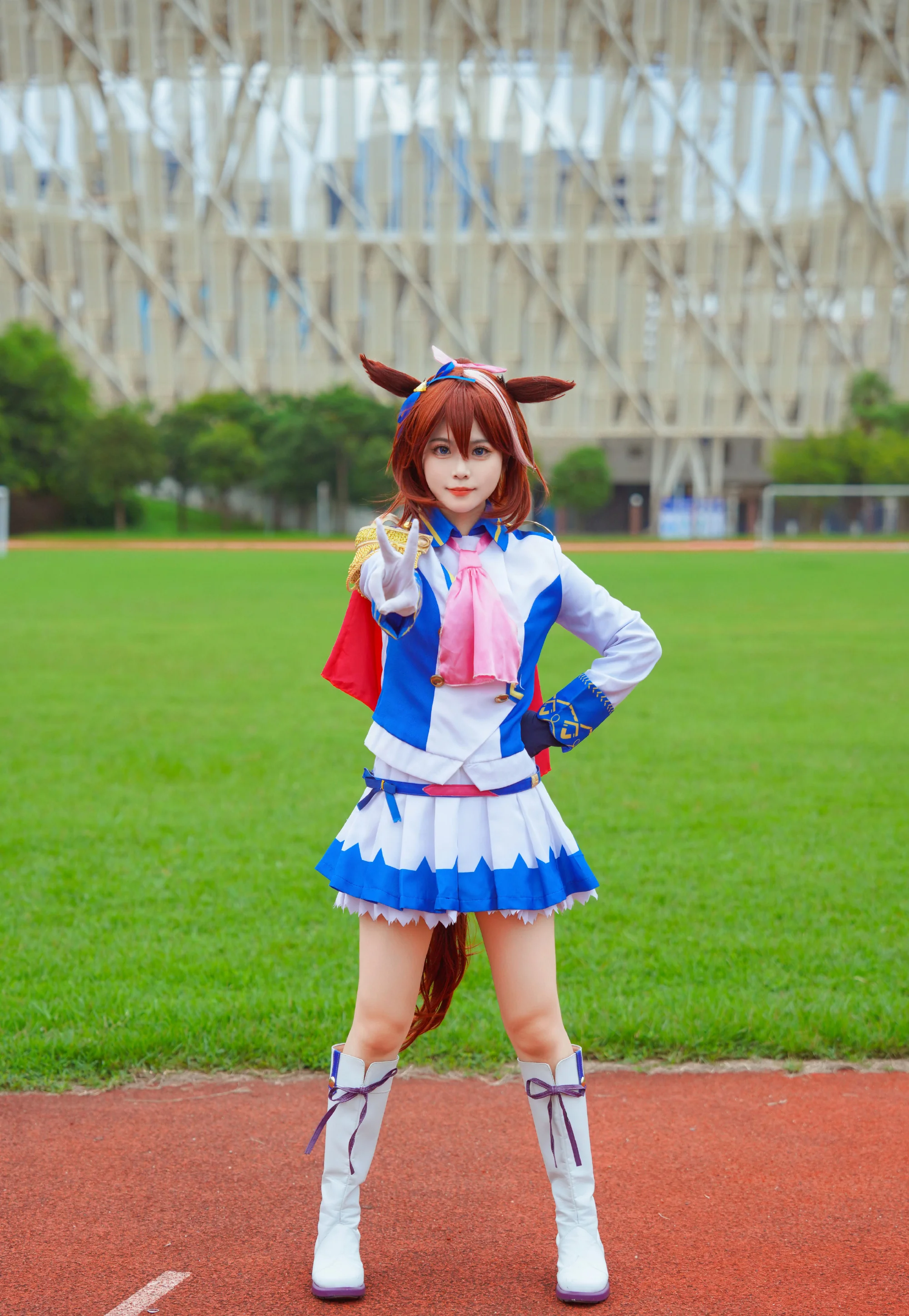《闪耀优俊少女》东海帝王COS写真