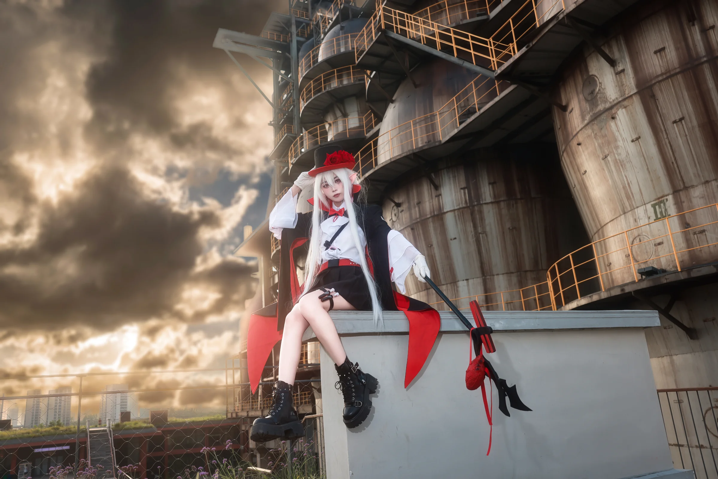 《明日方舟》华法琳盛宴COS写真