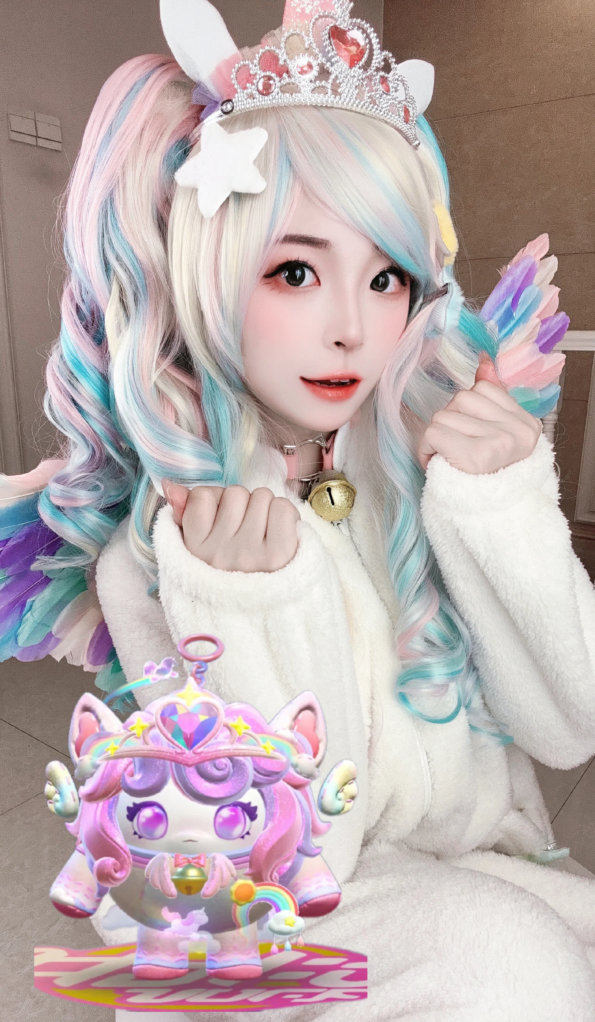 《蛋仔派对》独角兽·芬妮亚COS写真