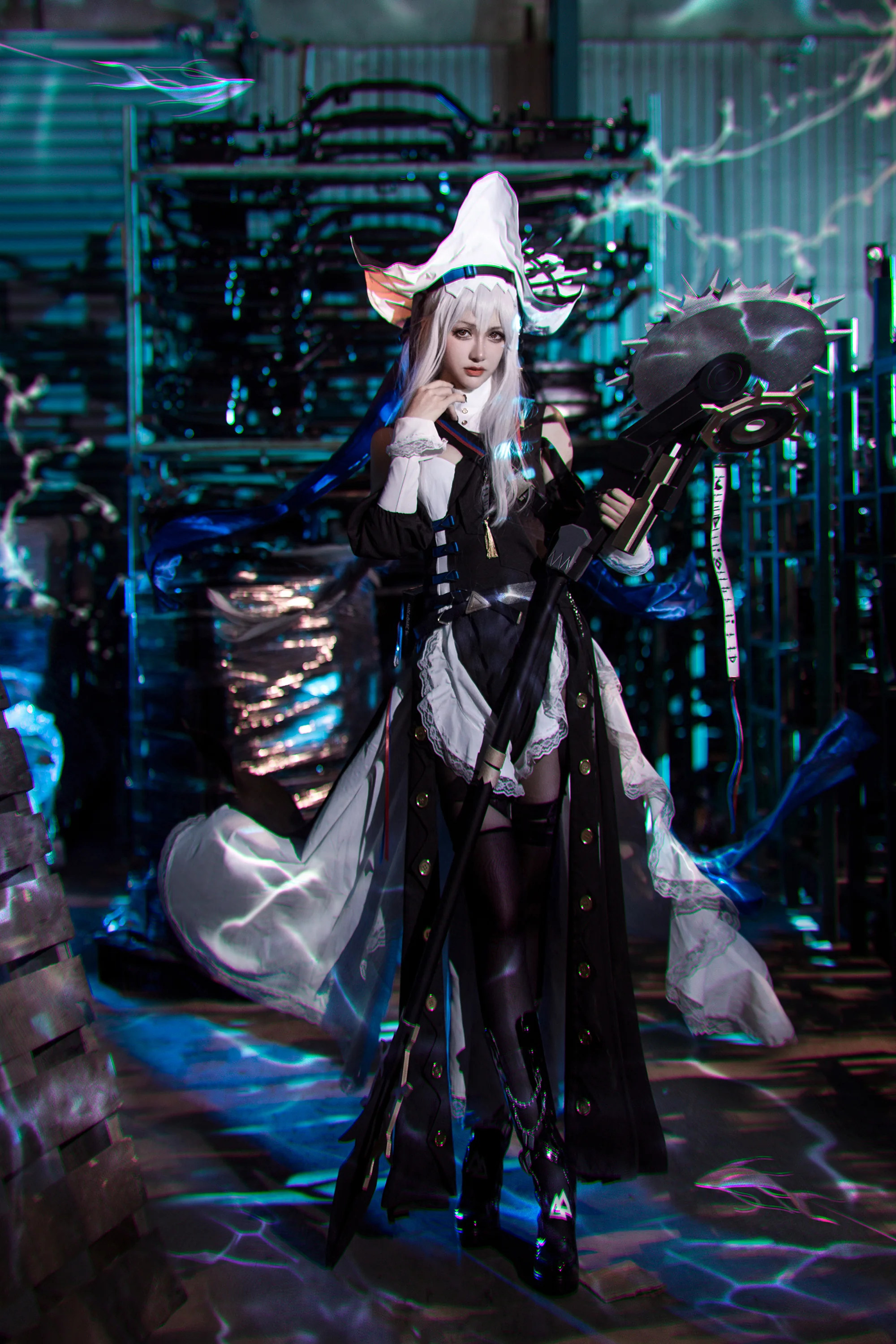 《明日方舟》归溟幽灵鲨COS写真