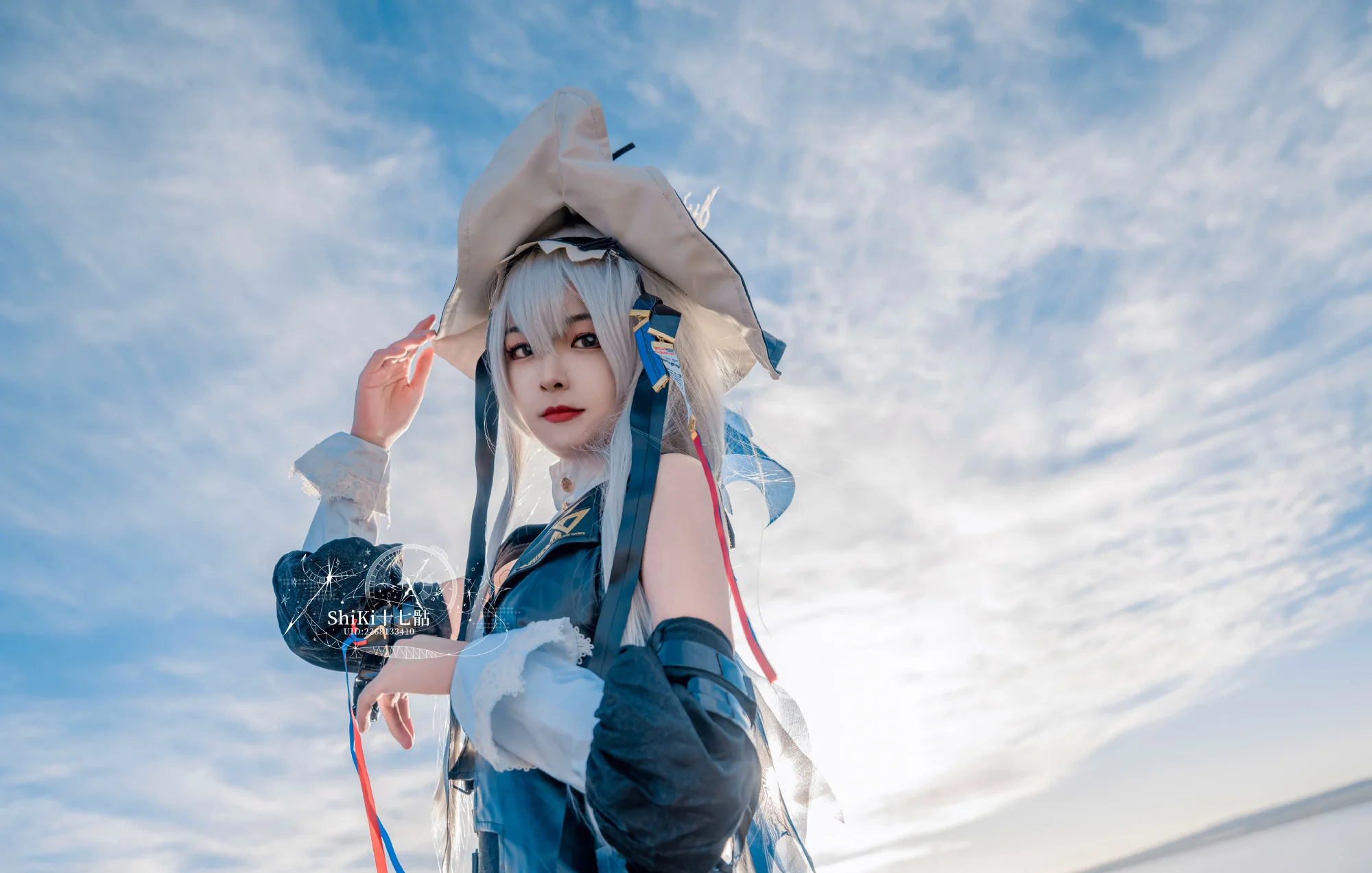 《明日方舟》归溟幽灵鲨COS写真