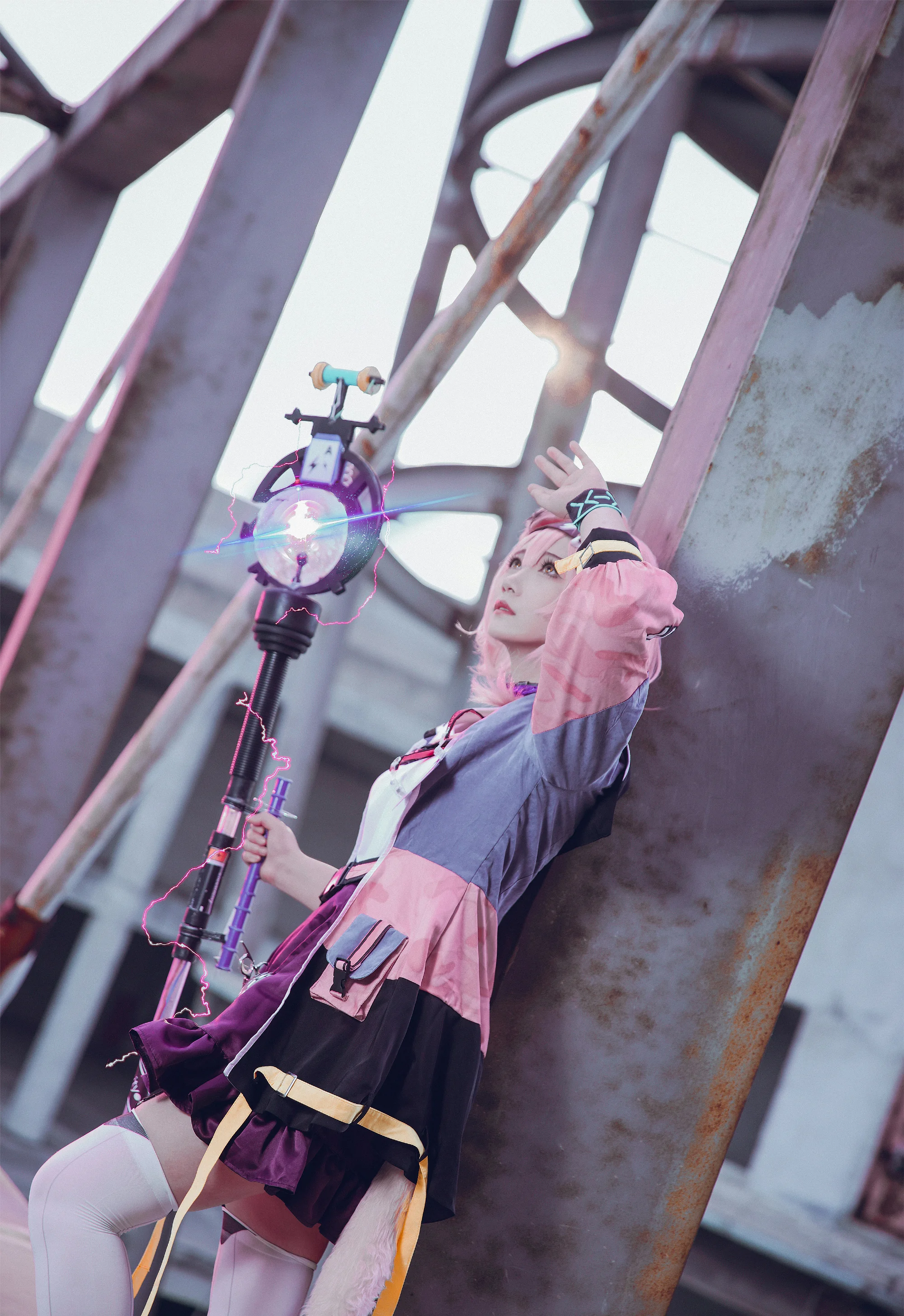《明日方舟》澄闪COS写真