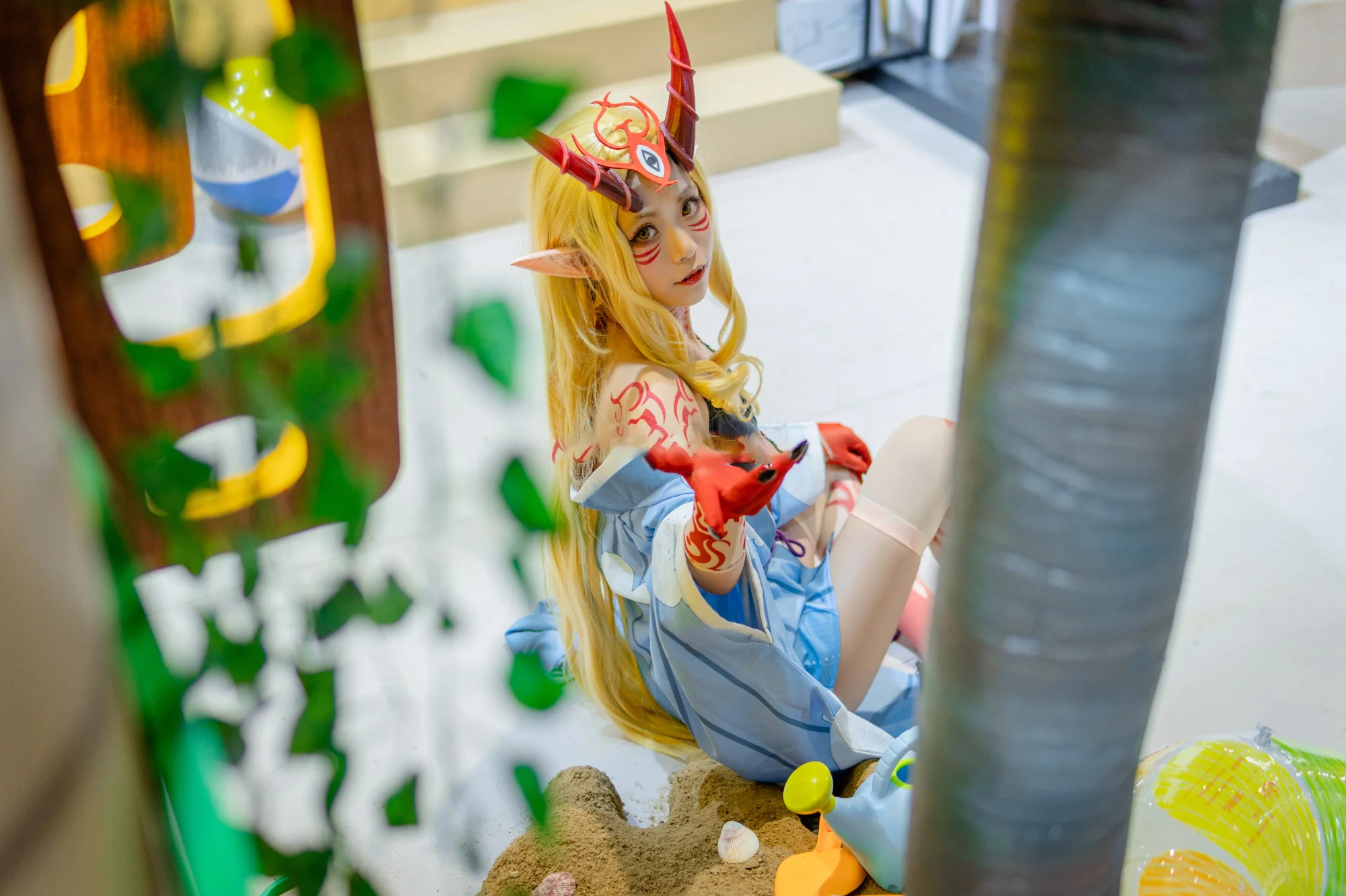《FGO》茨木童子 水着 COS写真