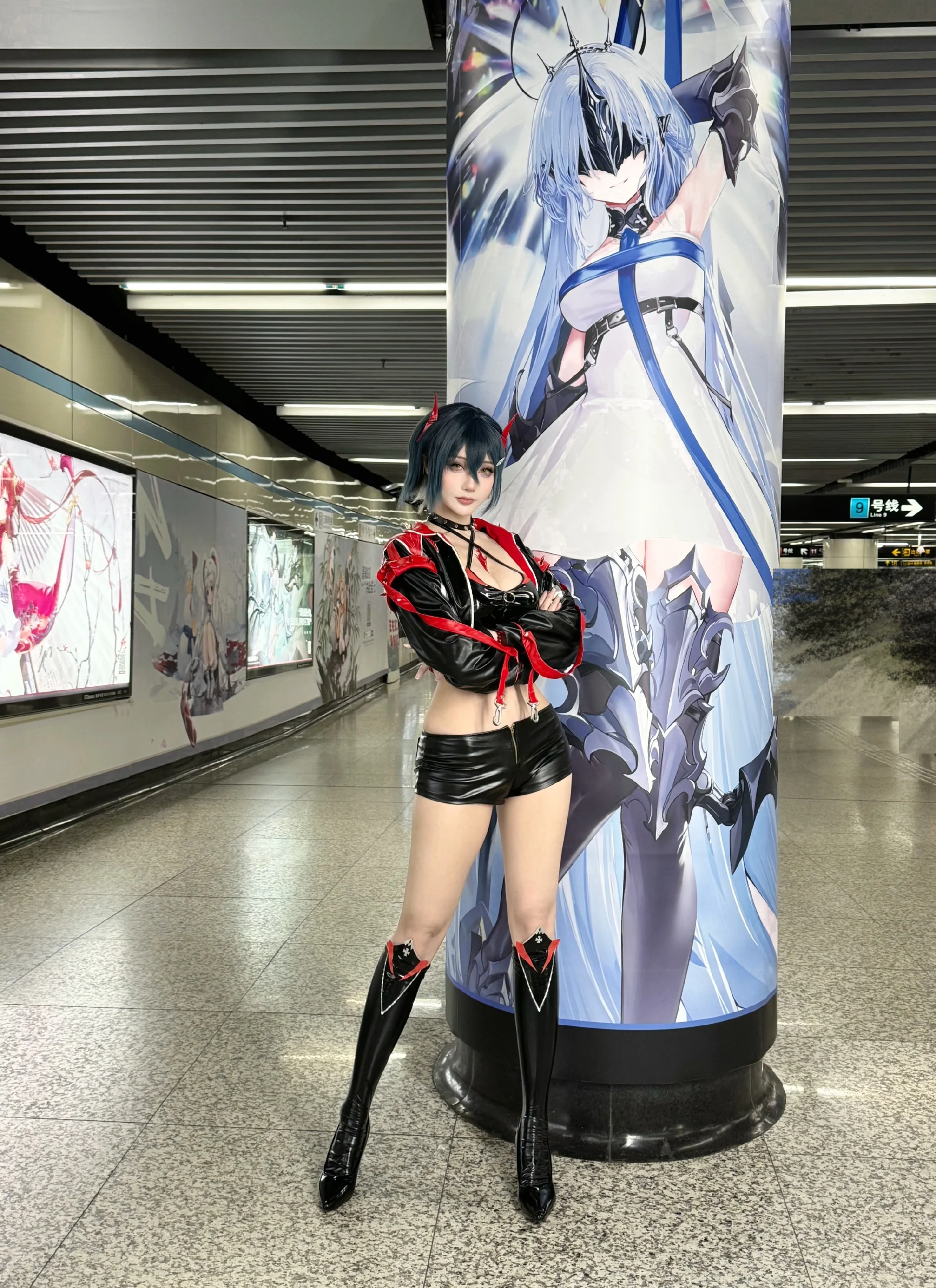 《碧蓝航线》胡滕 赛车COS写真