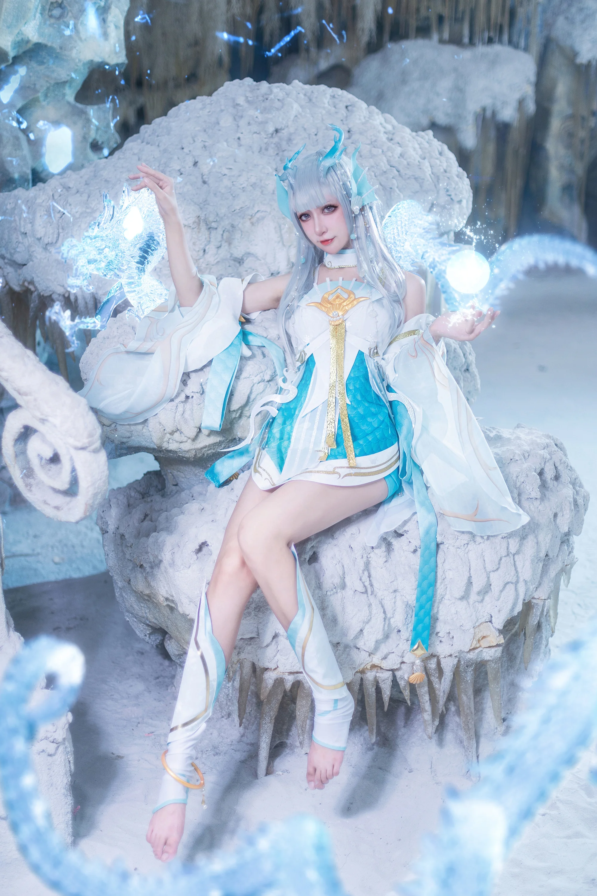 《王者荣耀》西施游龙清影COS写真