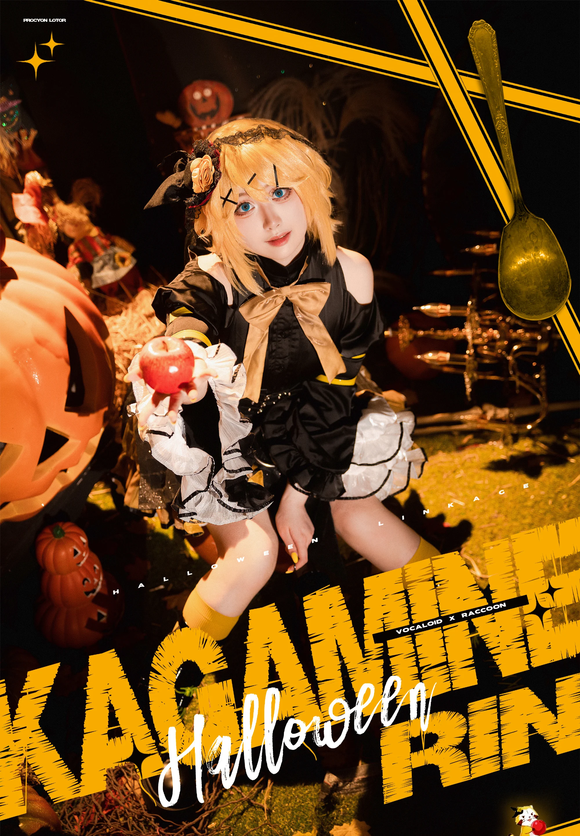 《镜音双子》镜音连COS写真