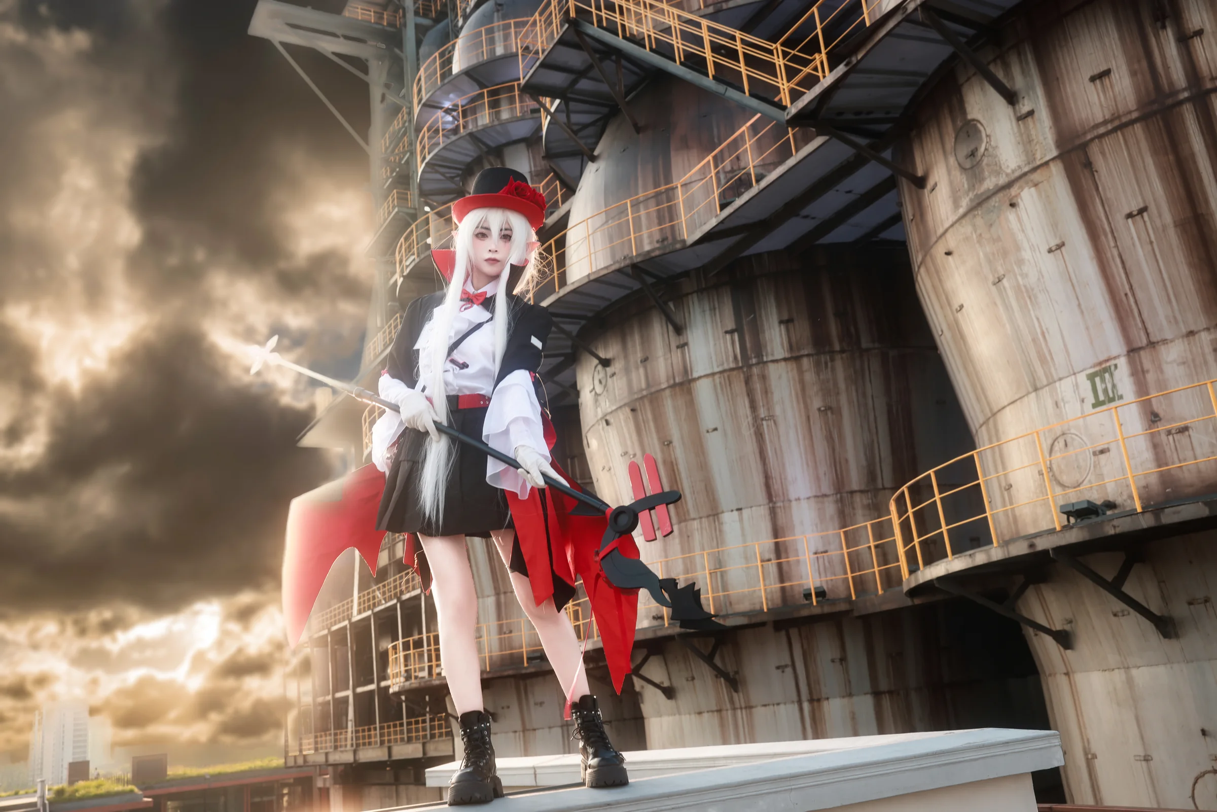 《明日方舟》华法琳盛宴COS写真