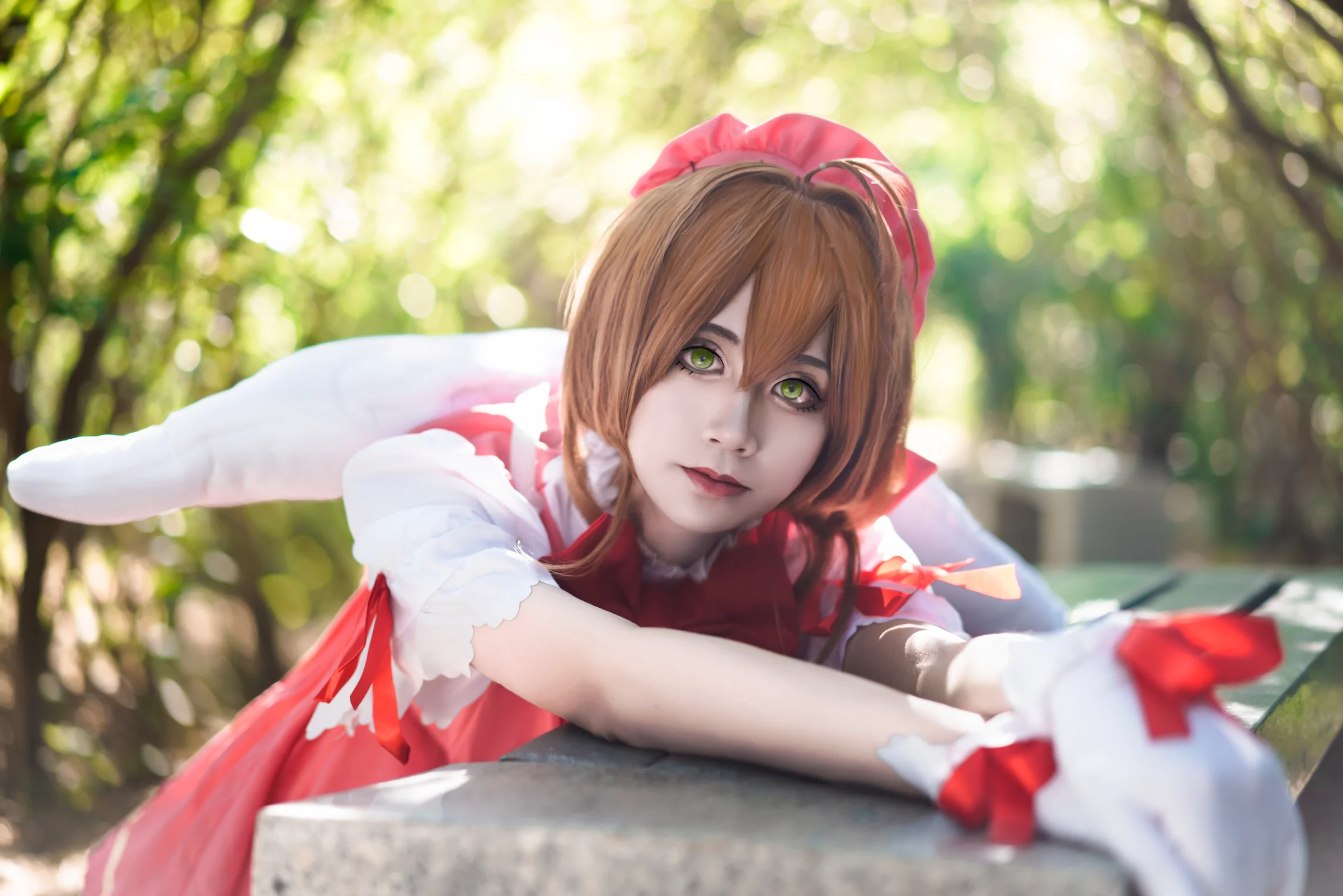 木之本樱红白战斗服｜高清图片集